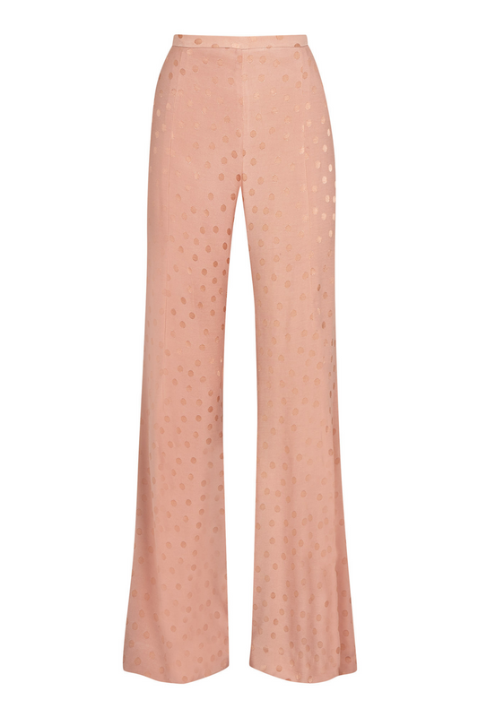 PANTALON PLIEGUE TOPO NUDE