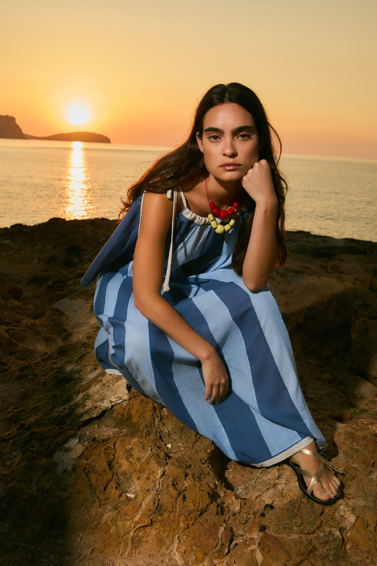 TOTAL LOOK CIRCO VOILE AZUL