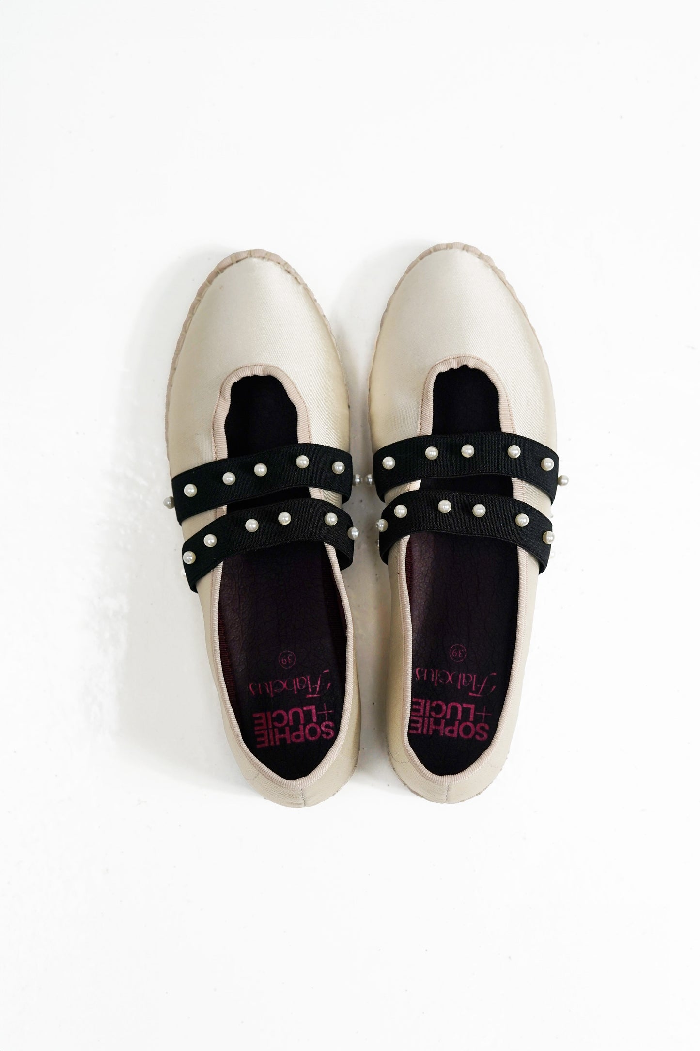 FLABELUS DUPION ECRU BALLERINA