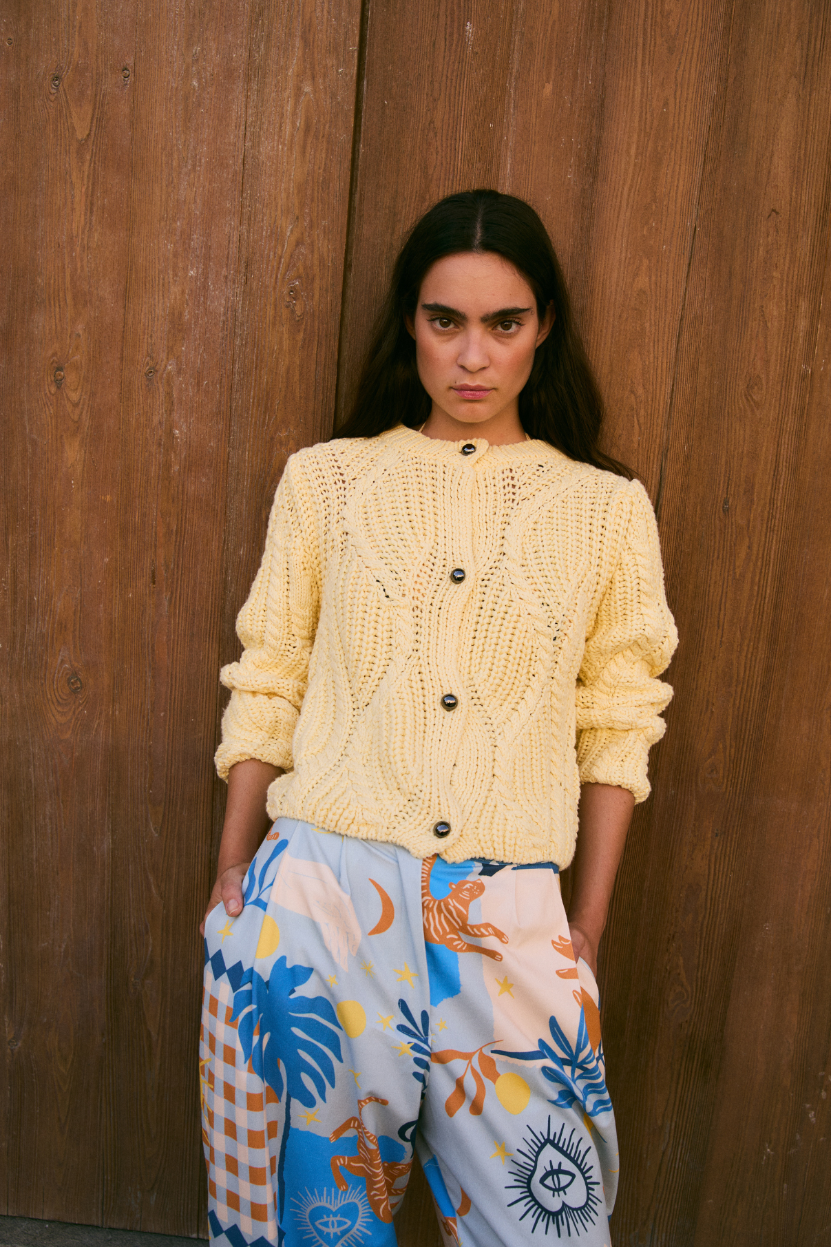 LOUISIANA YELLOW KNIT JACKET