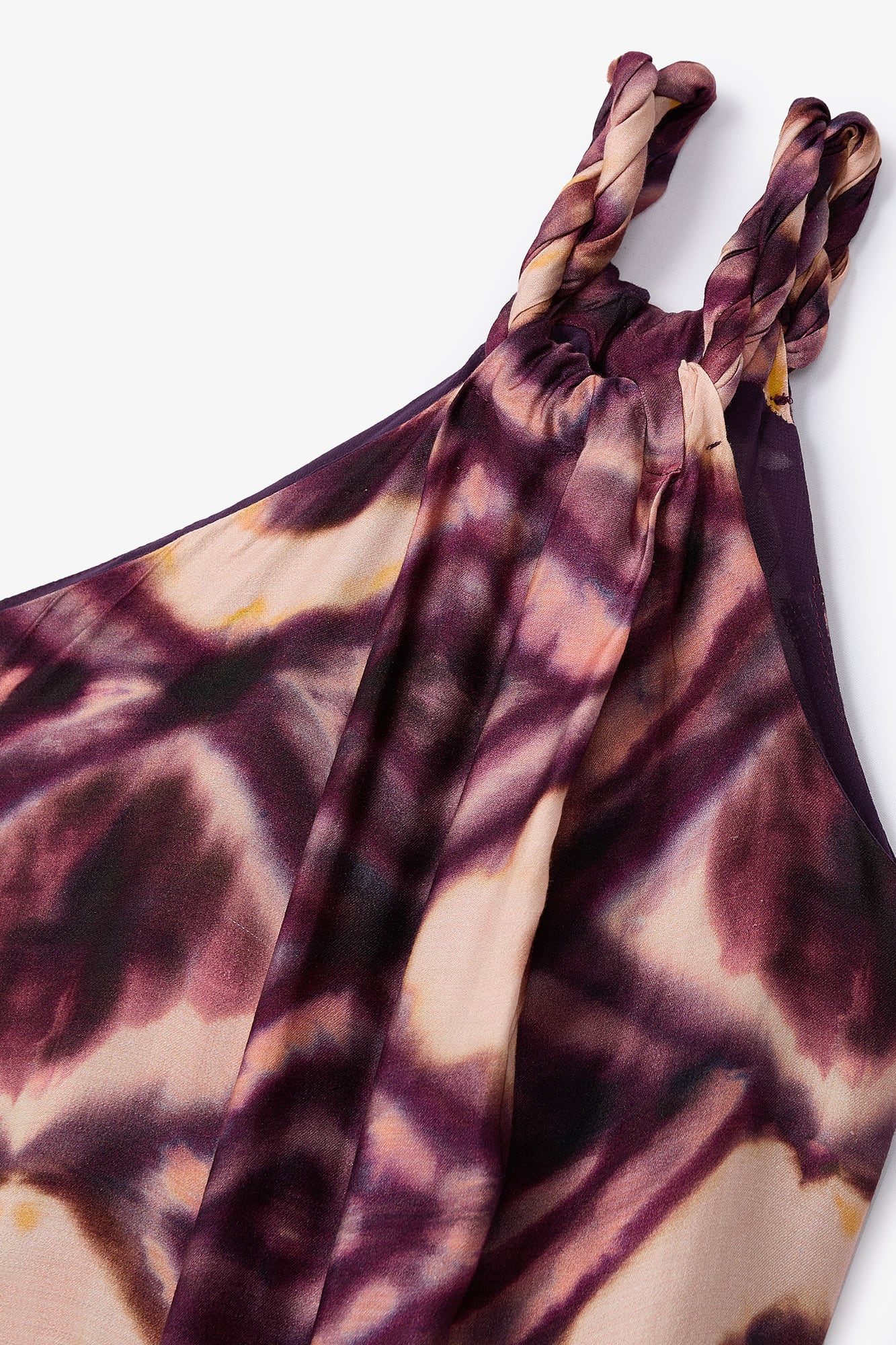 PAOLA PURPLE TIE DYE DRESS