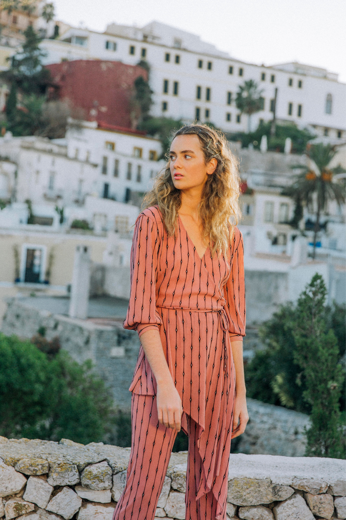 PINK MIRROR WAVE TUNIC