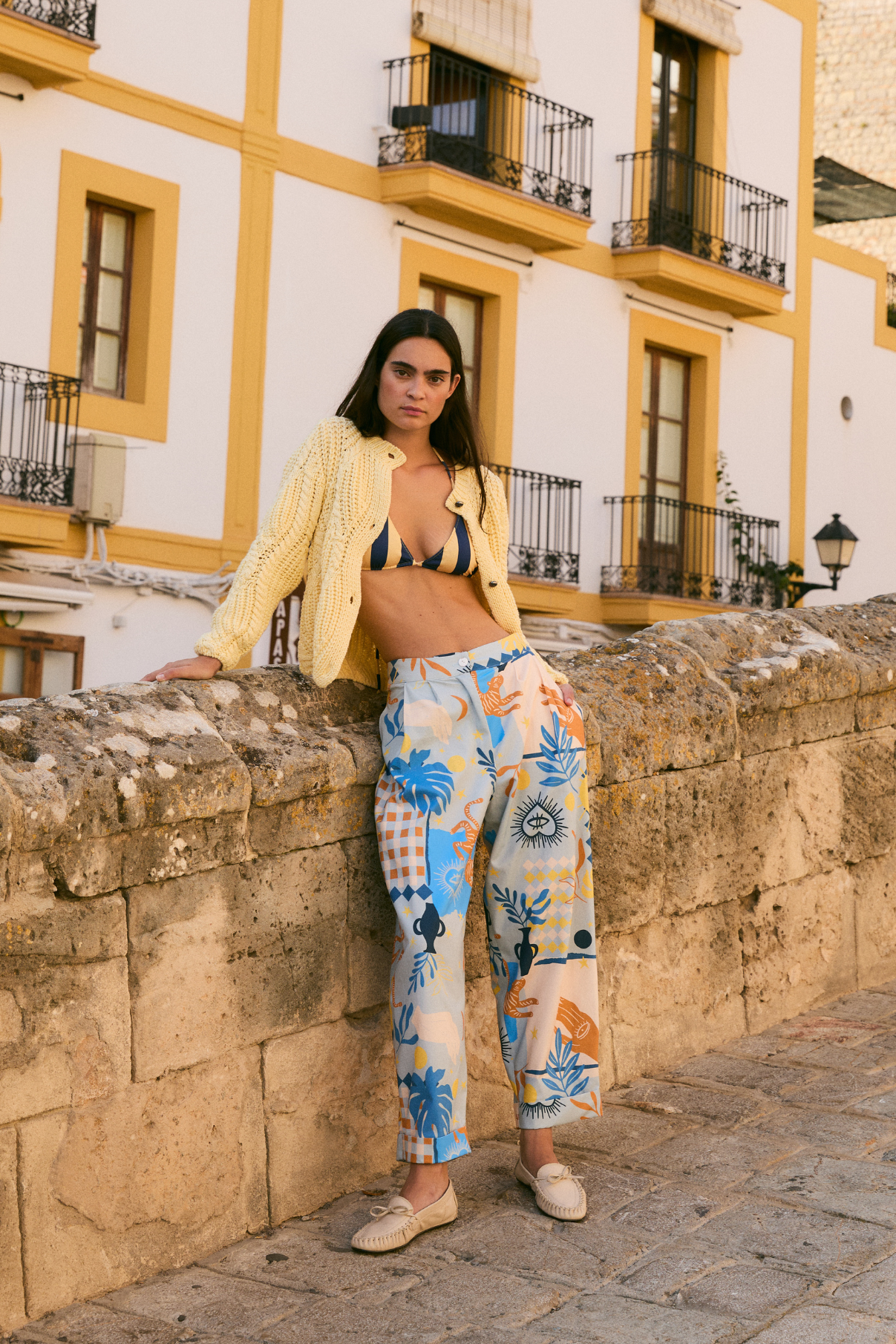 PANTALON MAR BEACH AZUL