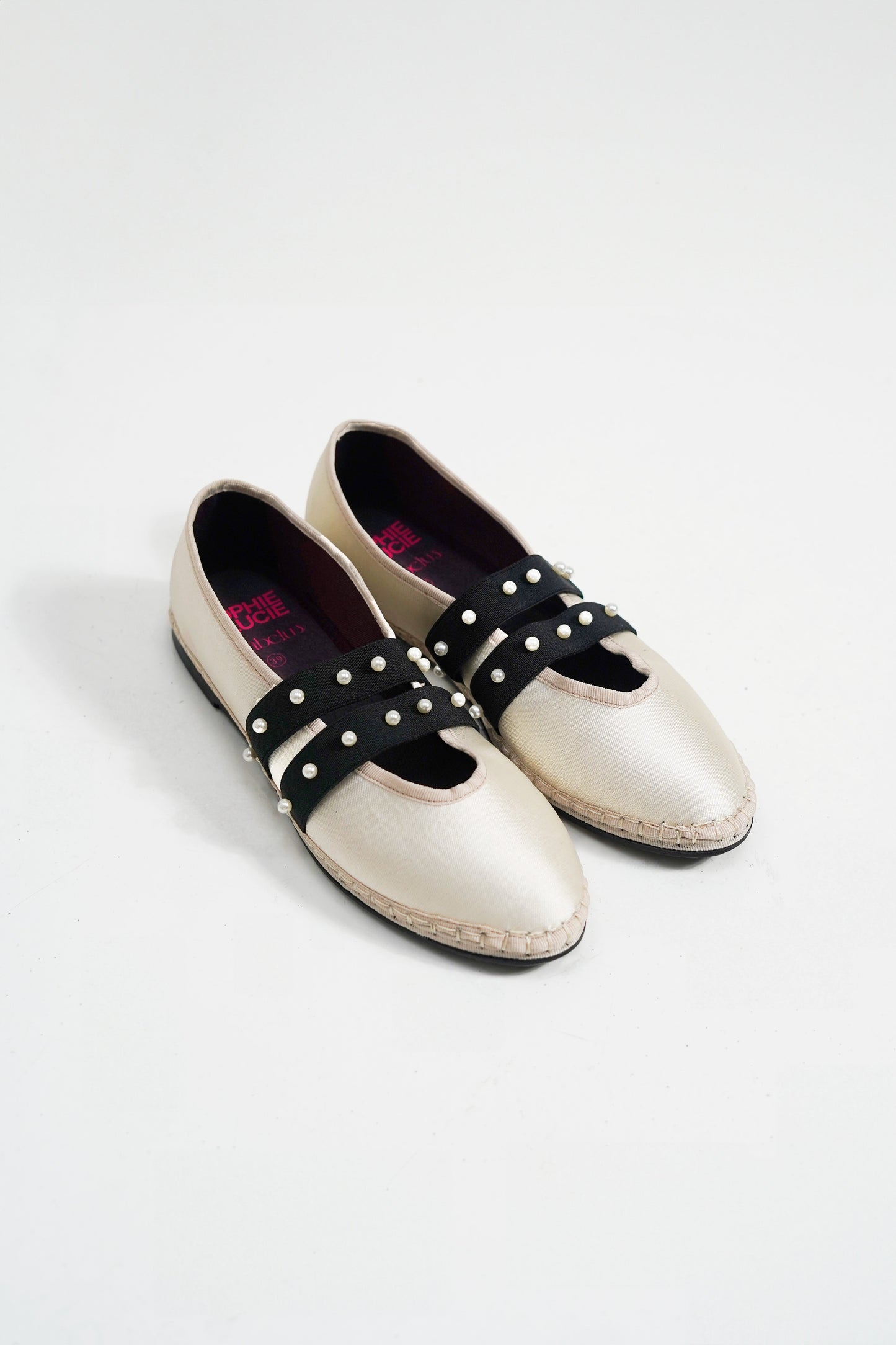 FLABELUS DUPION ECRU BALLERINA