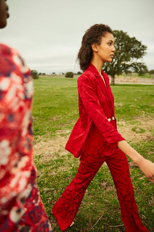 TOTAL LOOK JCQ PALM TREES BUTTONS