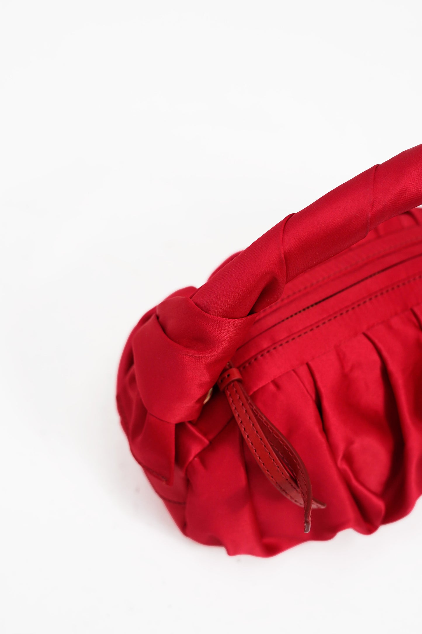 BOLSO MOI&SASS SATEN ROJO