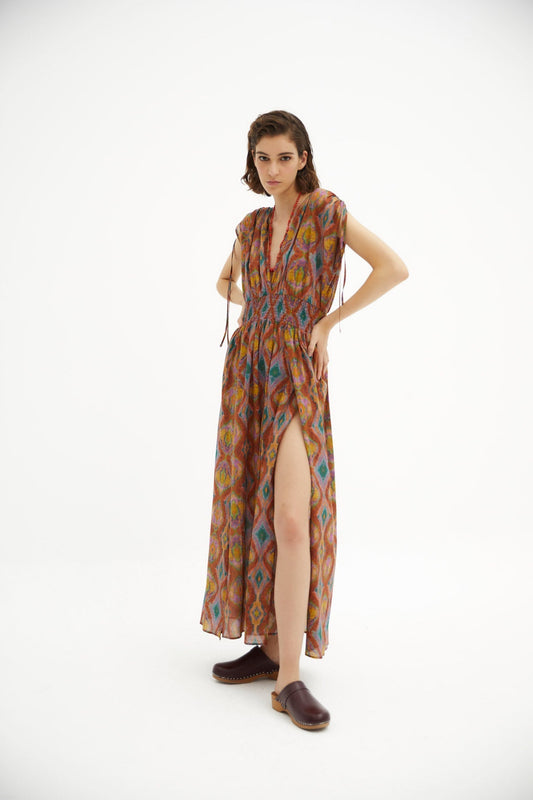 MENORCA INDIAN TILE DRESS