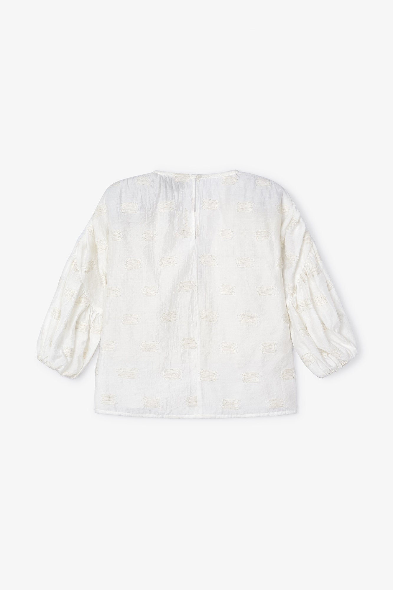 PATI BLOUSE WITH ECRU PATCHES