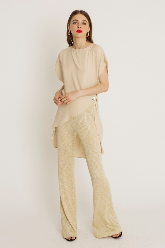 PANTALON SETENTA LUREX ORO