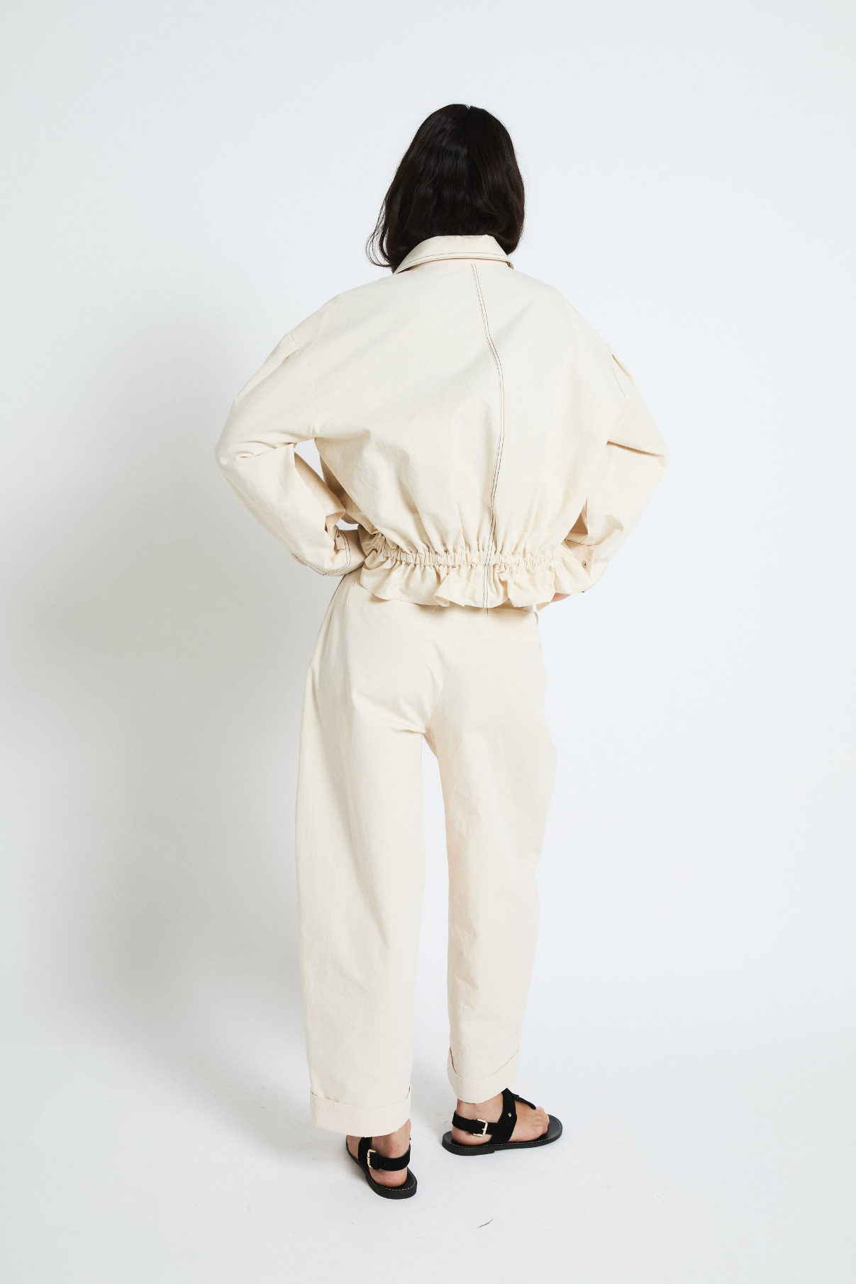 TOTAL LOOK PAULA ECRU SAFARI
