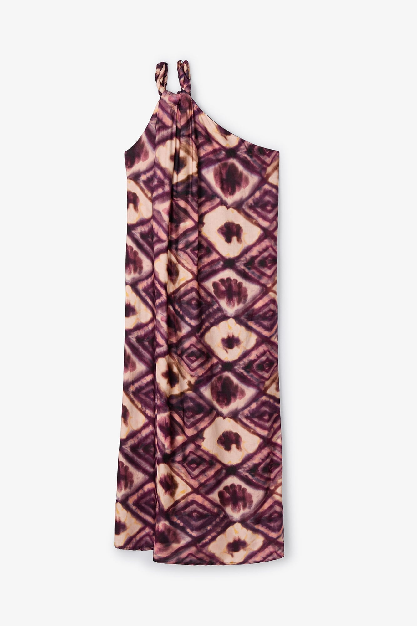PAOLA PURPLE TIE DYE DRESS