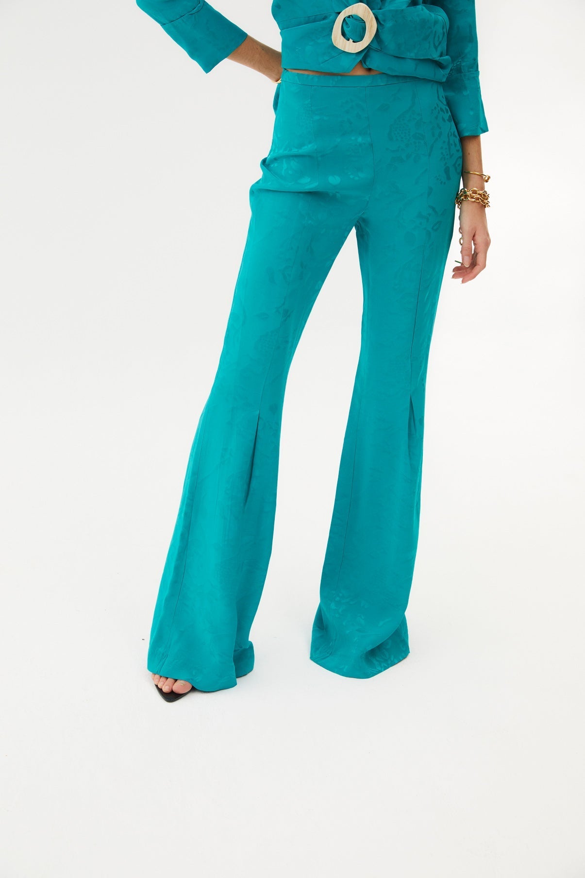 ICON TURQUOISE BRANCHES PANTS