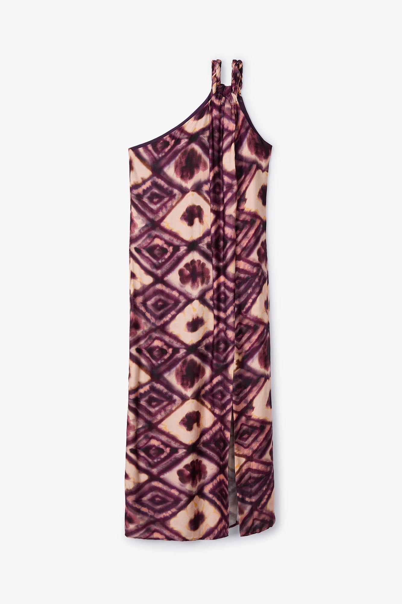 PAOLA PURPLE TIE DYE DRESS