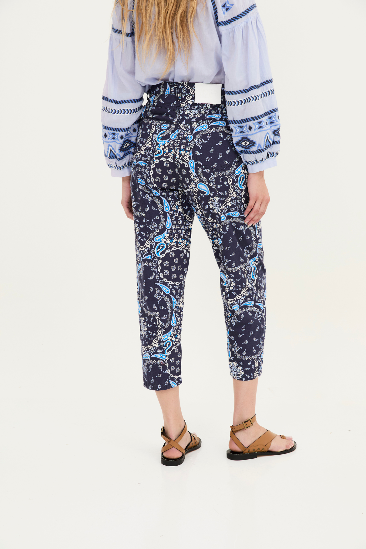JEANS CORSE BANDANA AZUL