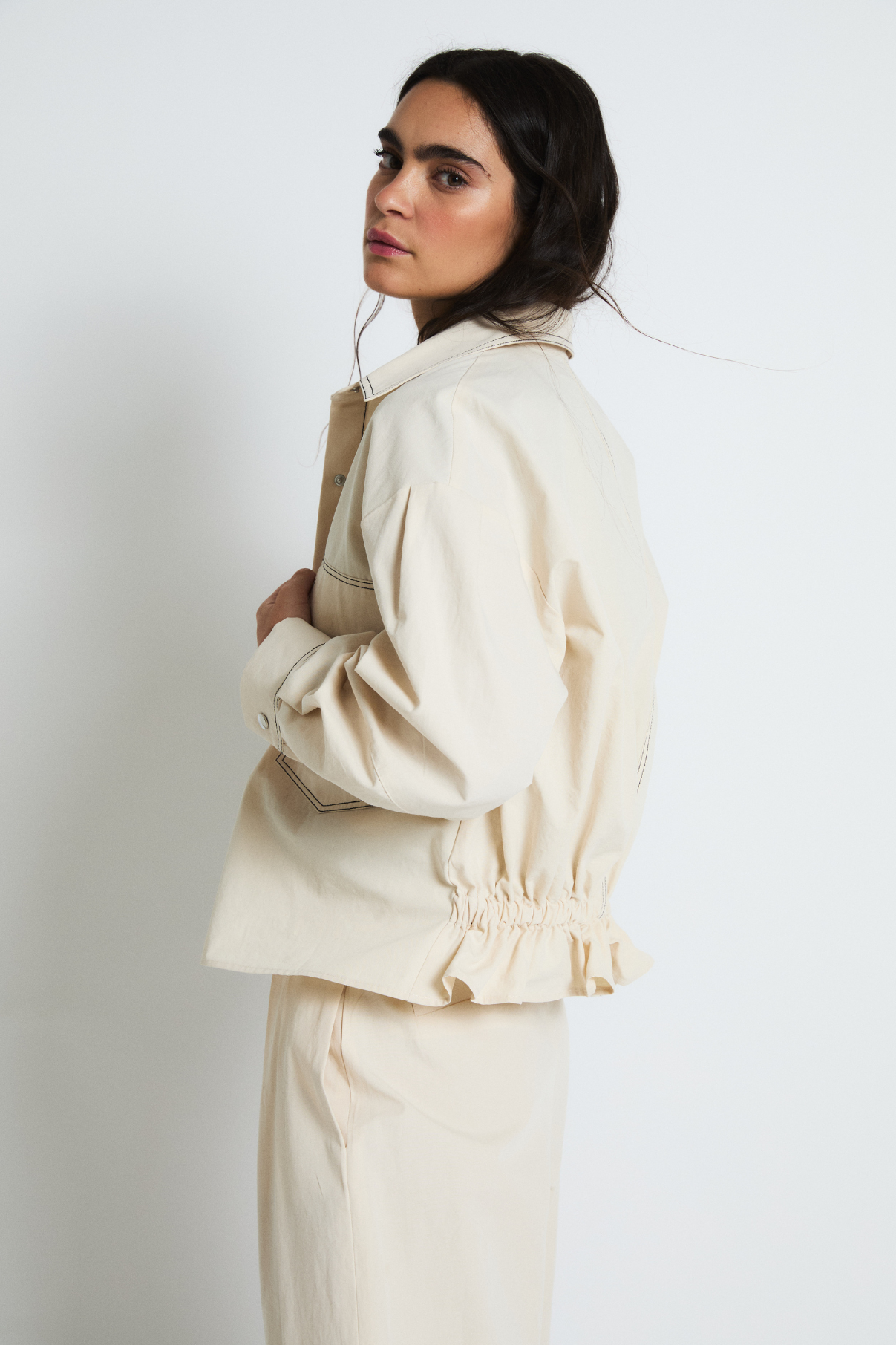 TOTAL LOOK PAULA ECRU SAFARI