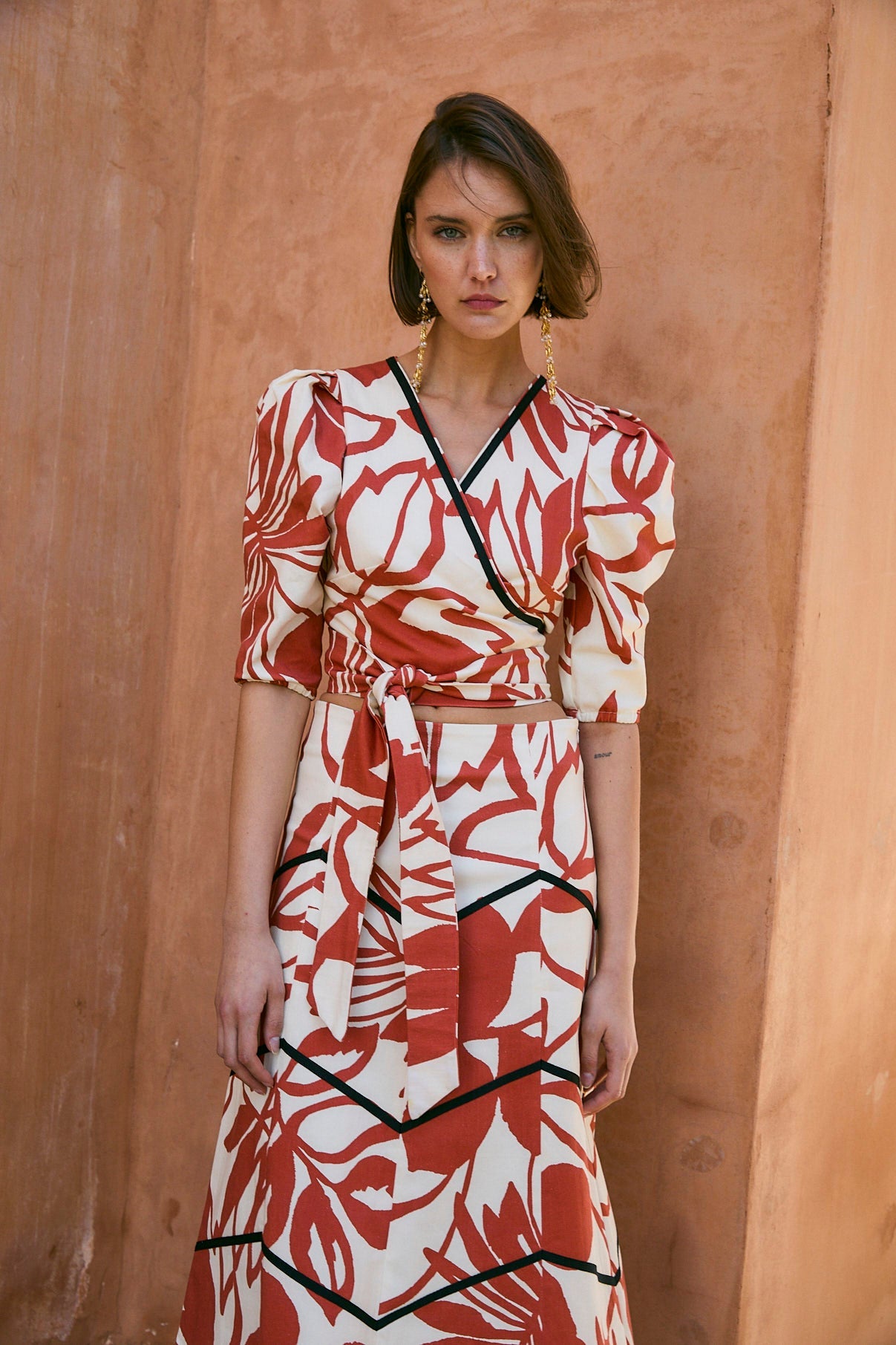 TOP CORINA TROPICAL TEJA