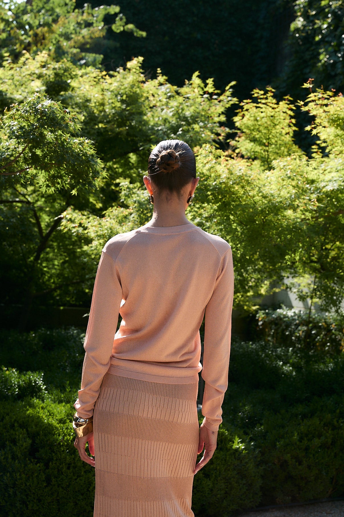 TOP LUREX COPPER KNIT