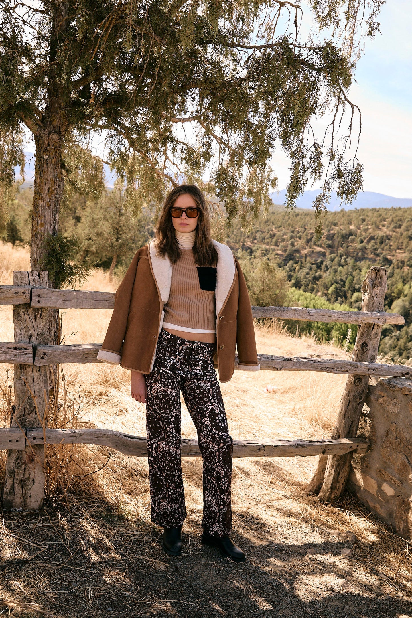 JEANS MONKEY BANDANA MARRON