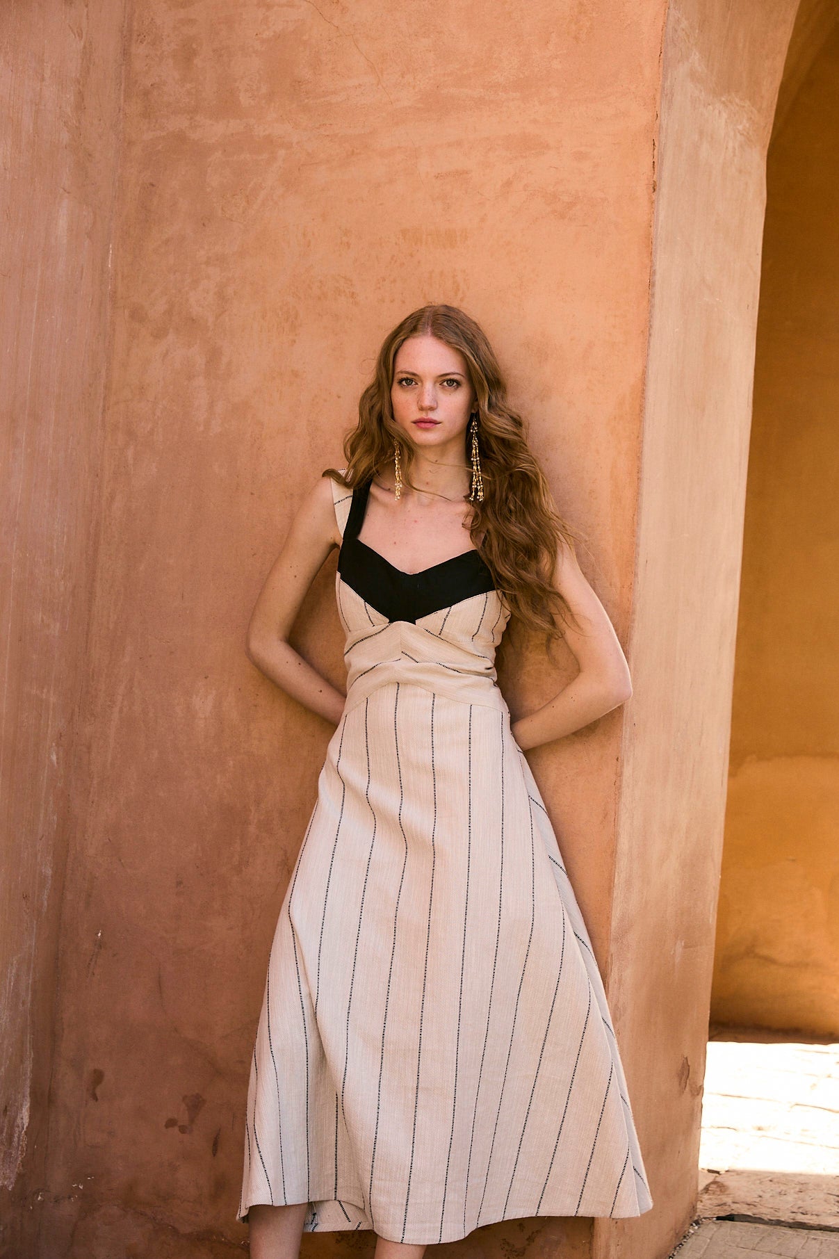 VESTIDO FABIOLA RUSTICO BEIGE