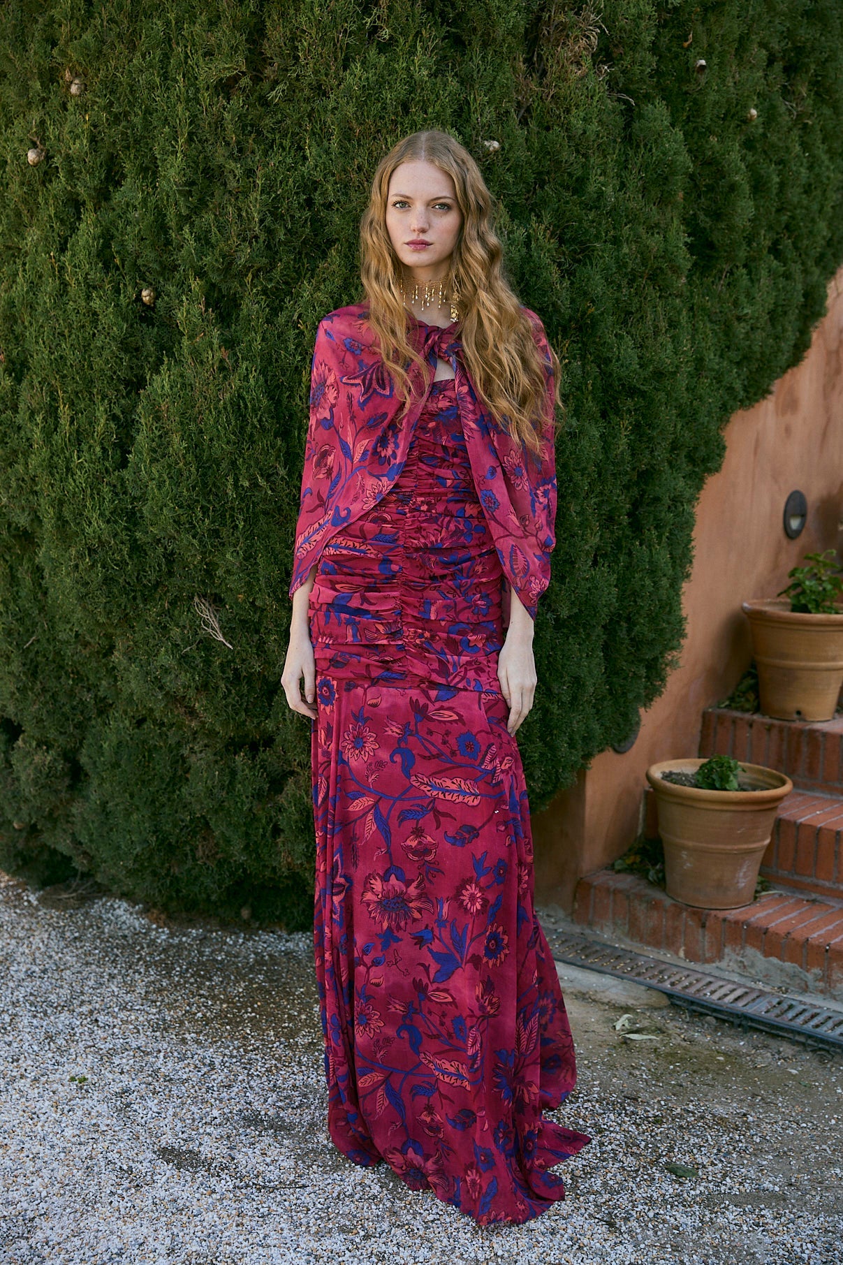 JANE INDIANA MAGENTA DRESS