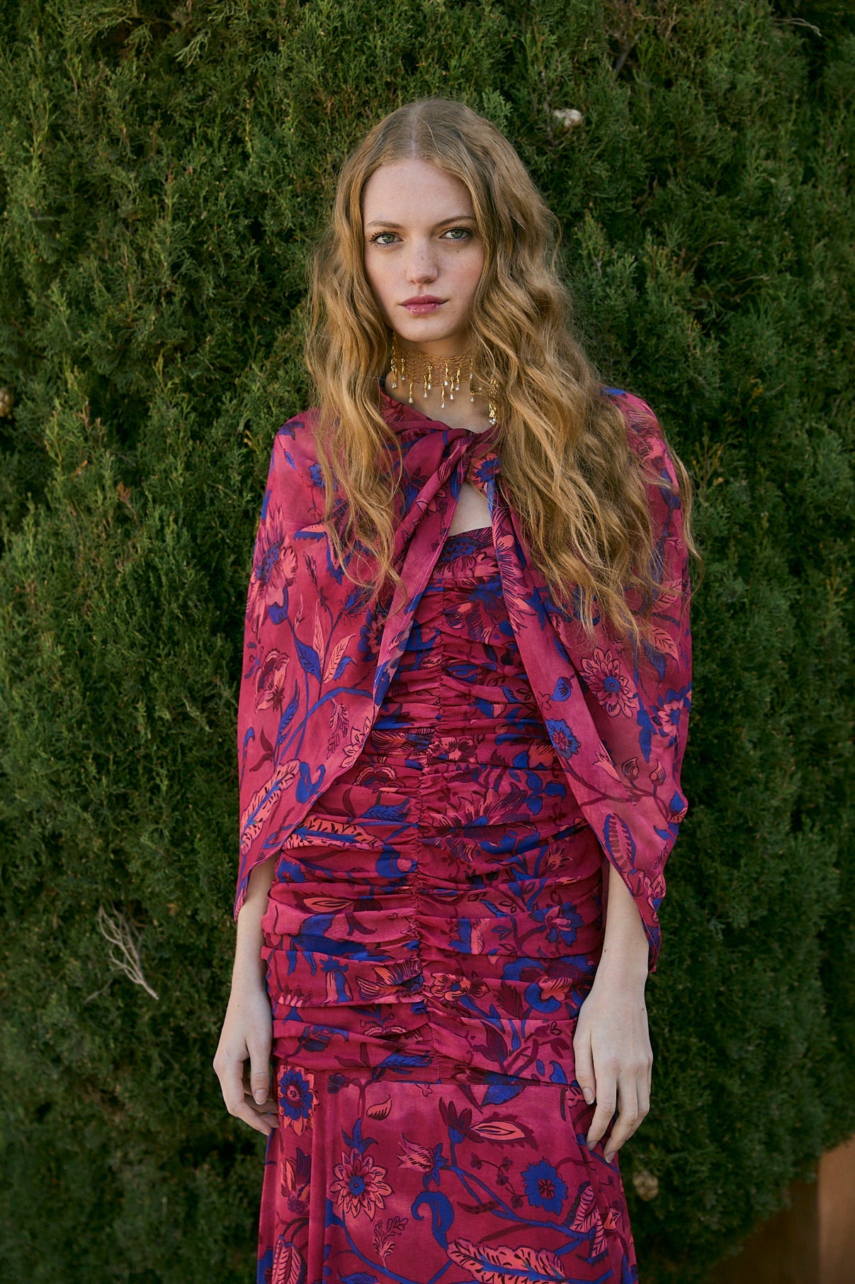 JANE INDIANA MAGENTA DRESS
