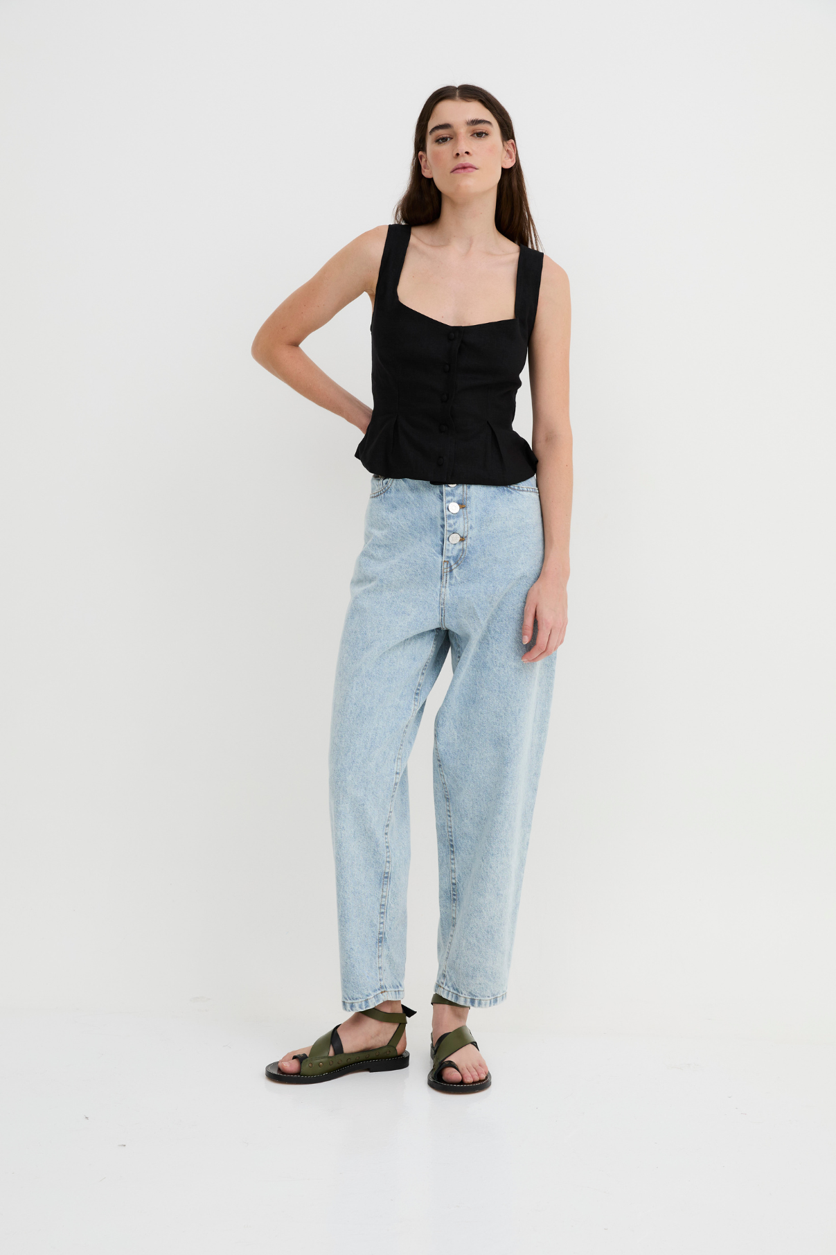 JEANS MALIBU BLEACH AZUL