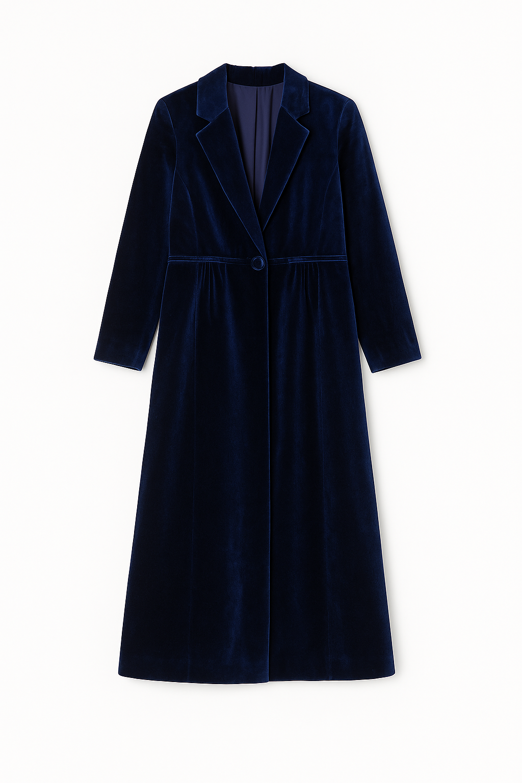 ABRIGO COSIMA VELVET MARINO