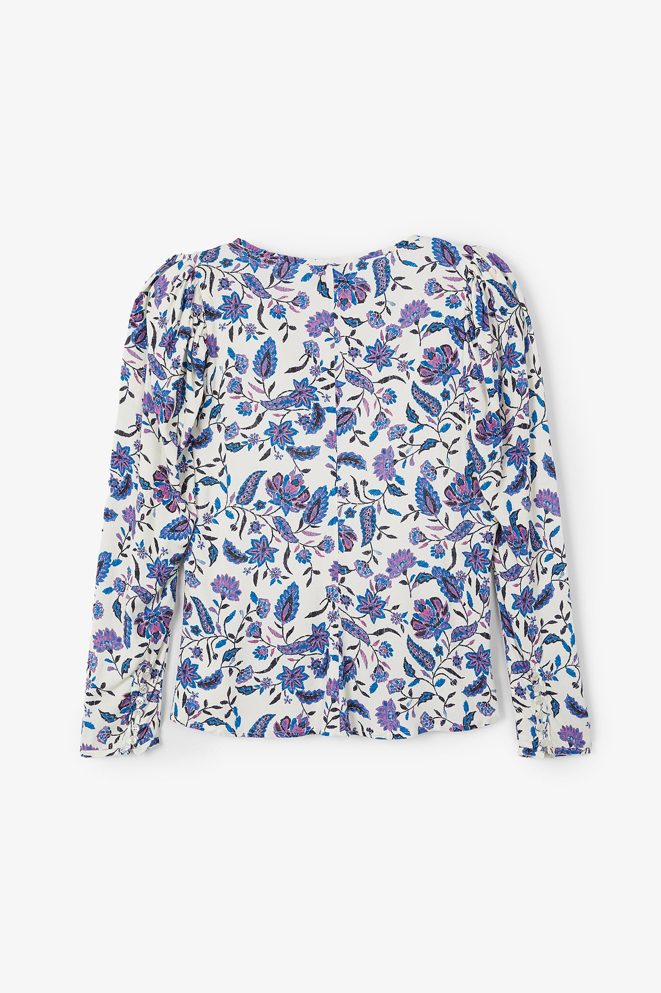 BLUSA VALS FLORAL AZUL