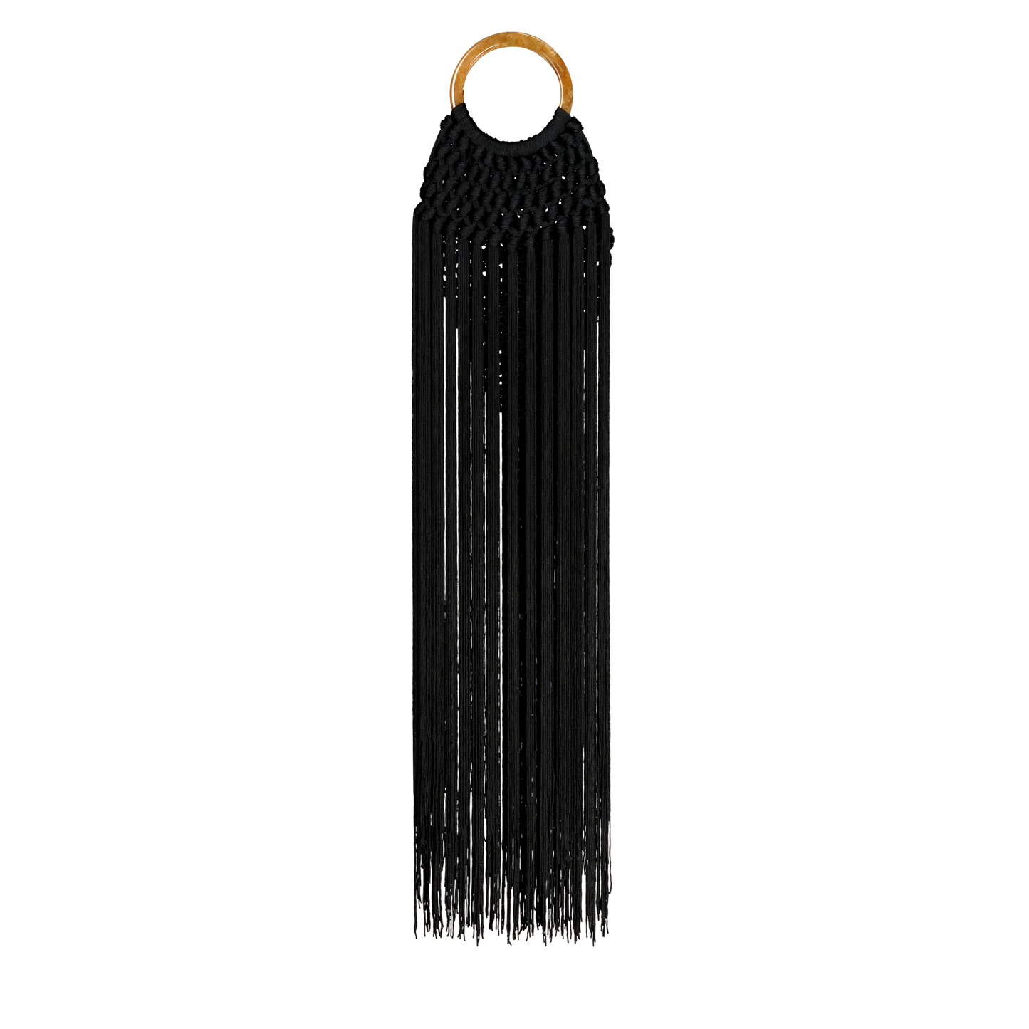 BOLSO FRINGES NEGRO