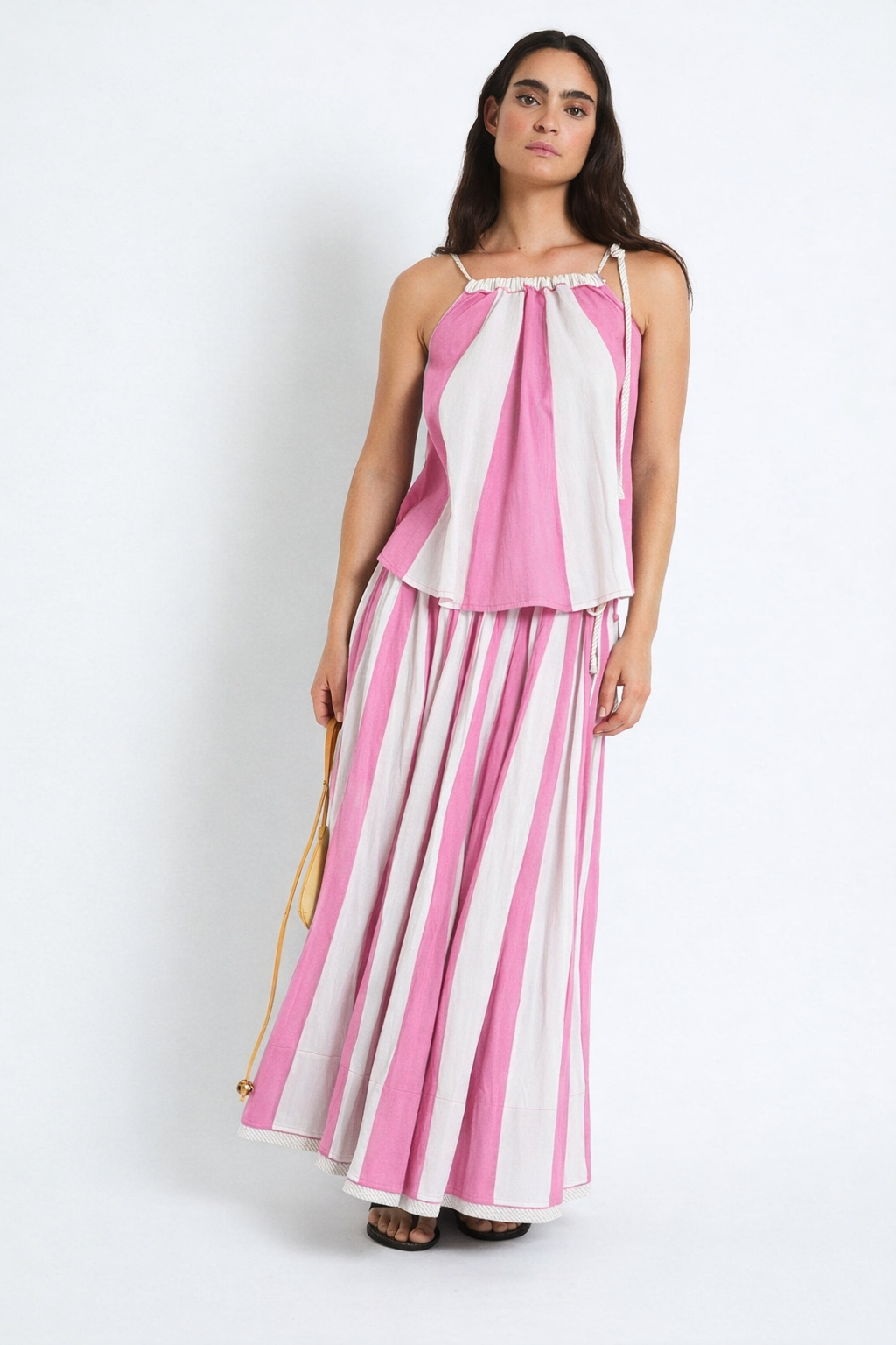TOP CIRCO VOILE ROSA