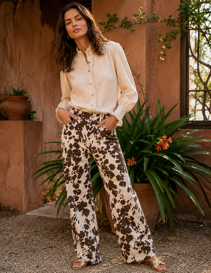 Blusa Maribel flores