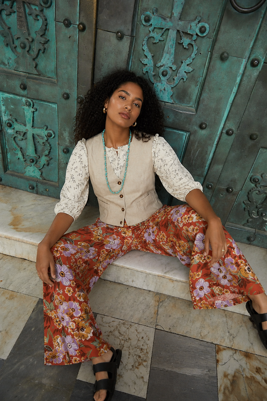 Pantalón flores