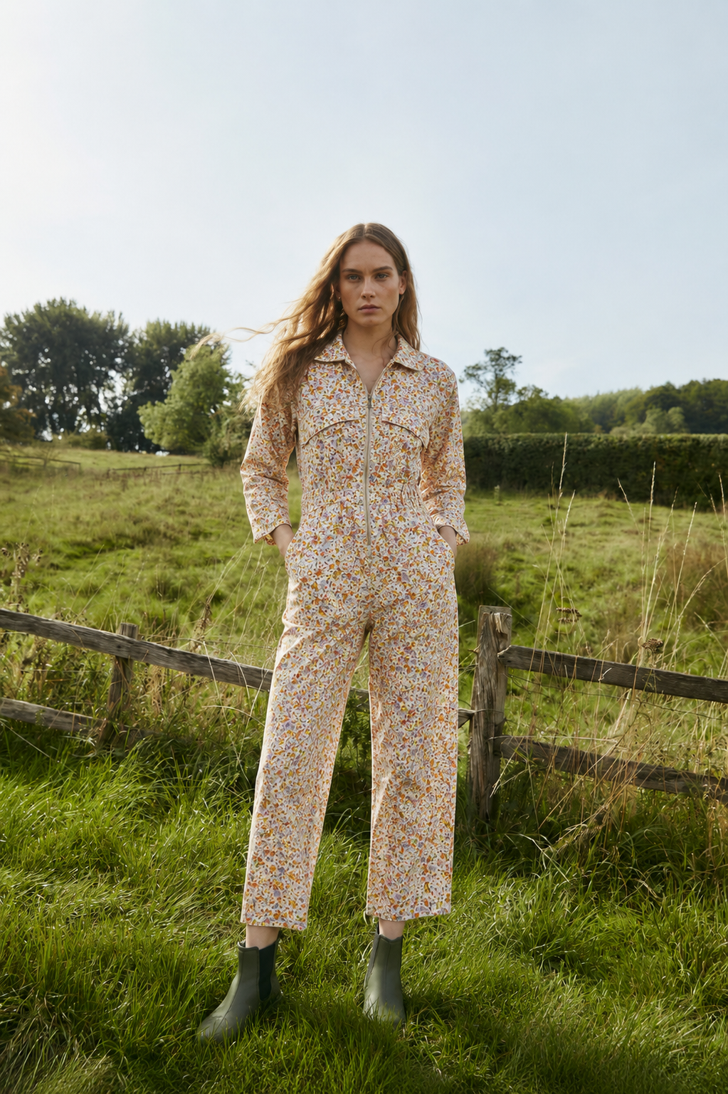 Floral jumpsuit