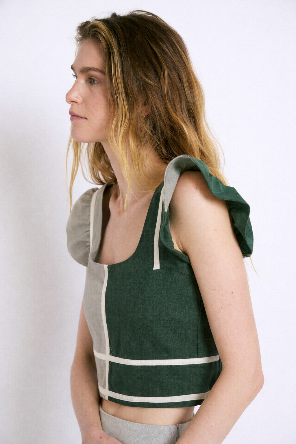TOP DAMA LINO VERDE