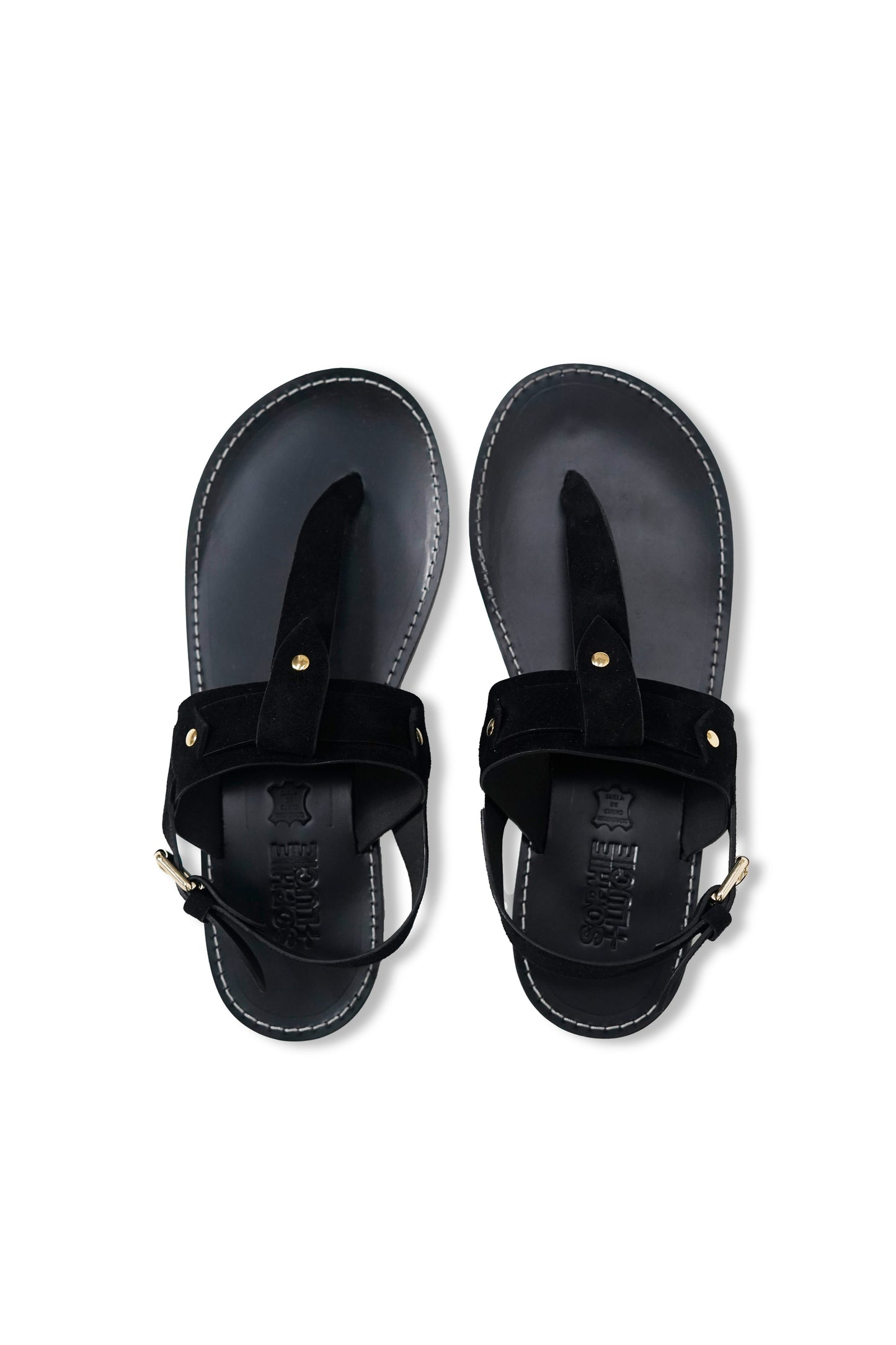 CATALINA BLACK SUEDE SANDAL