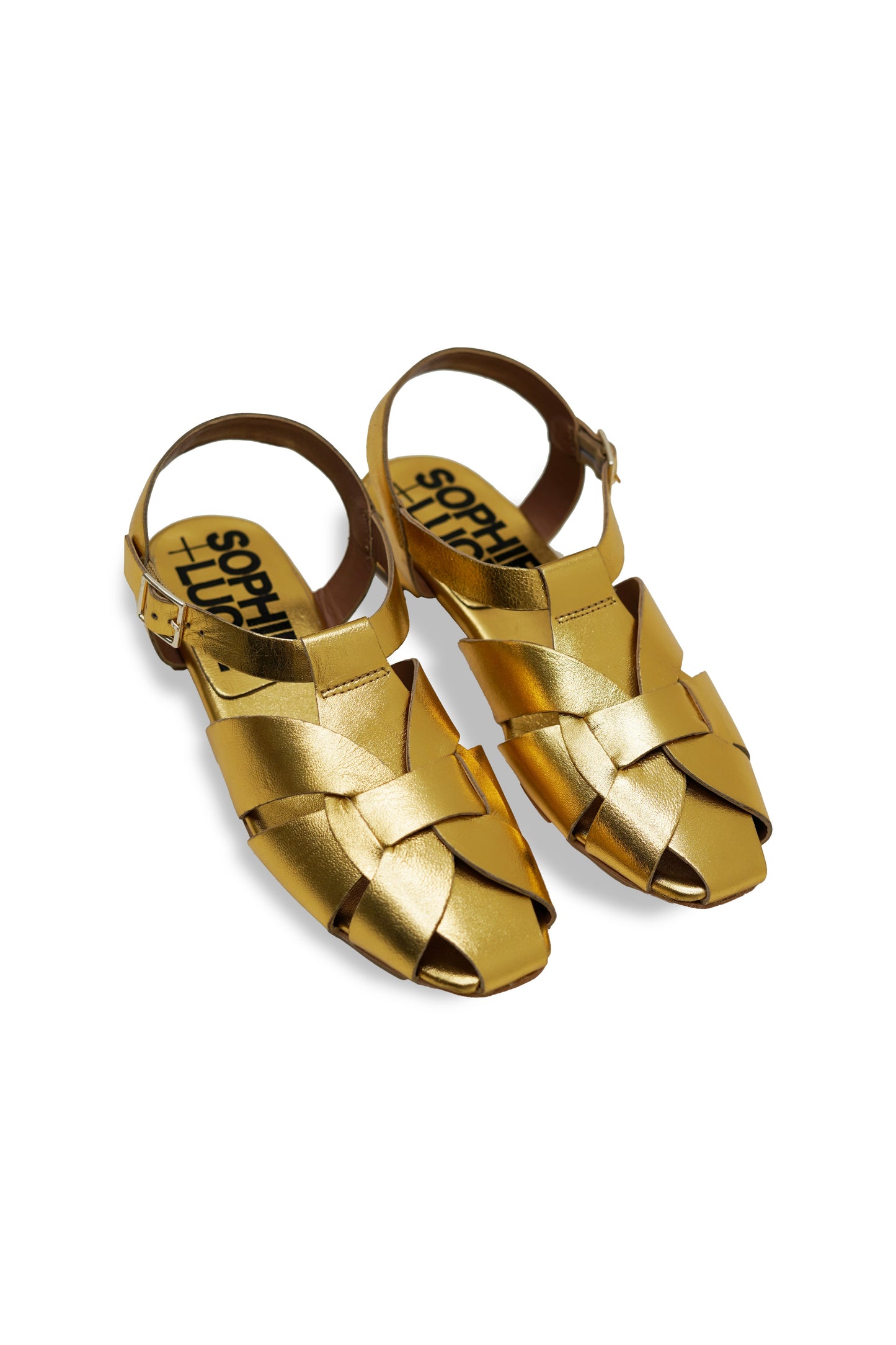 NAPLES LEATHER SANDAL GOLD