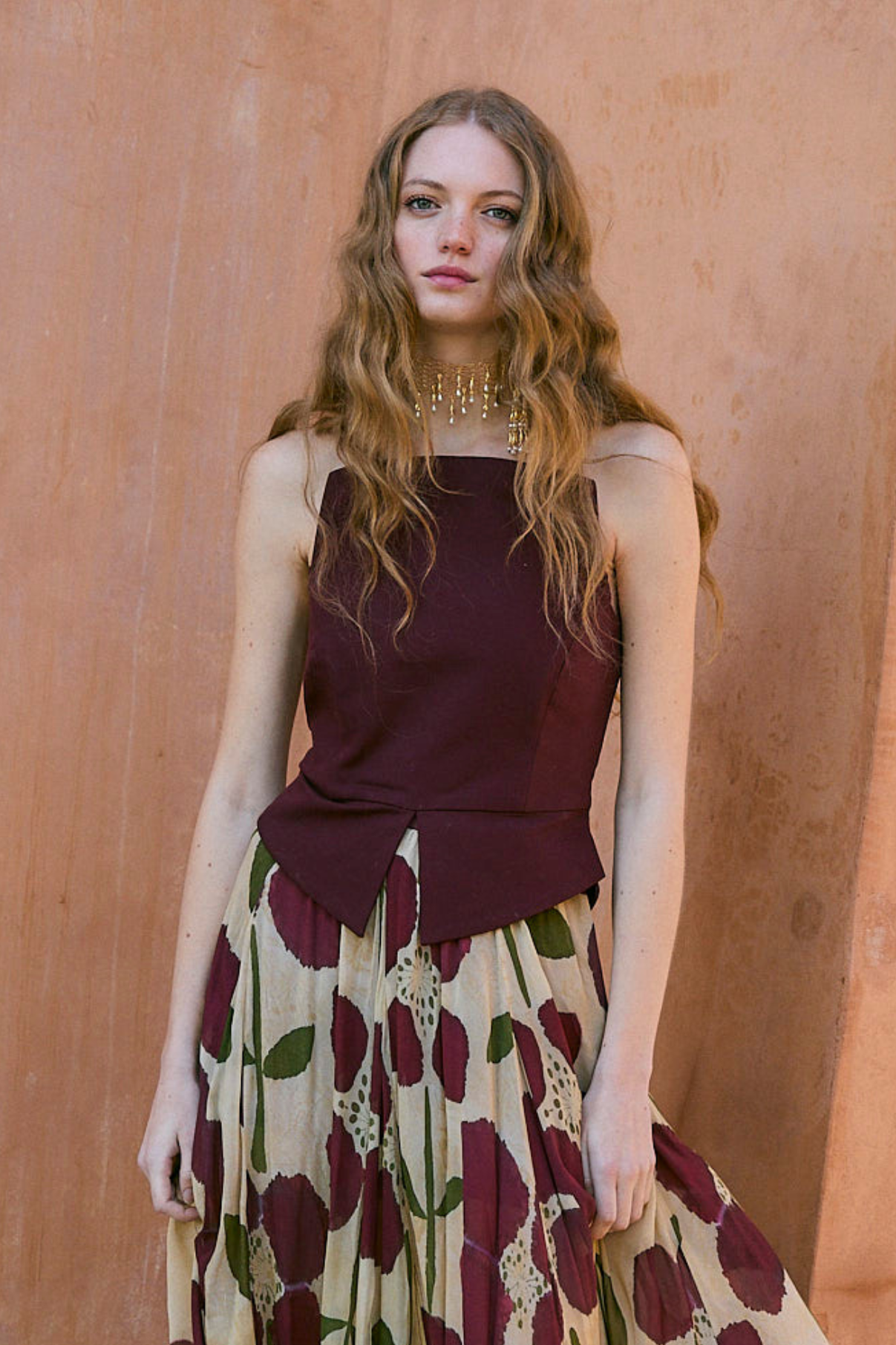 TOP MAUSI LISO BURGUNDY