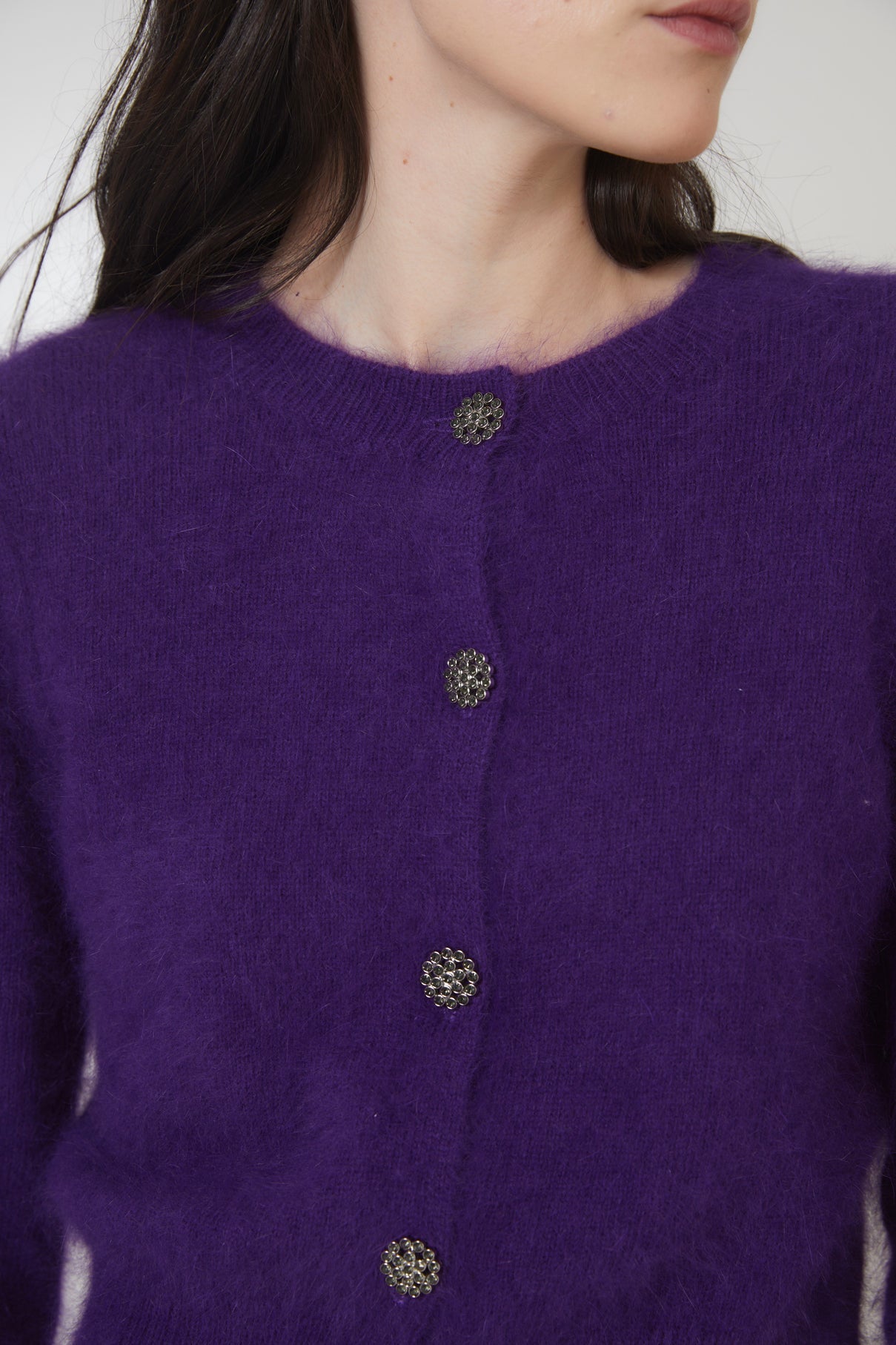 CHAQUETA LUISA PUNTO MORADO