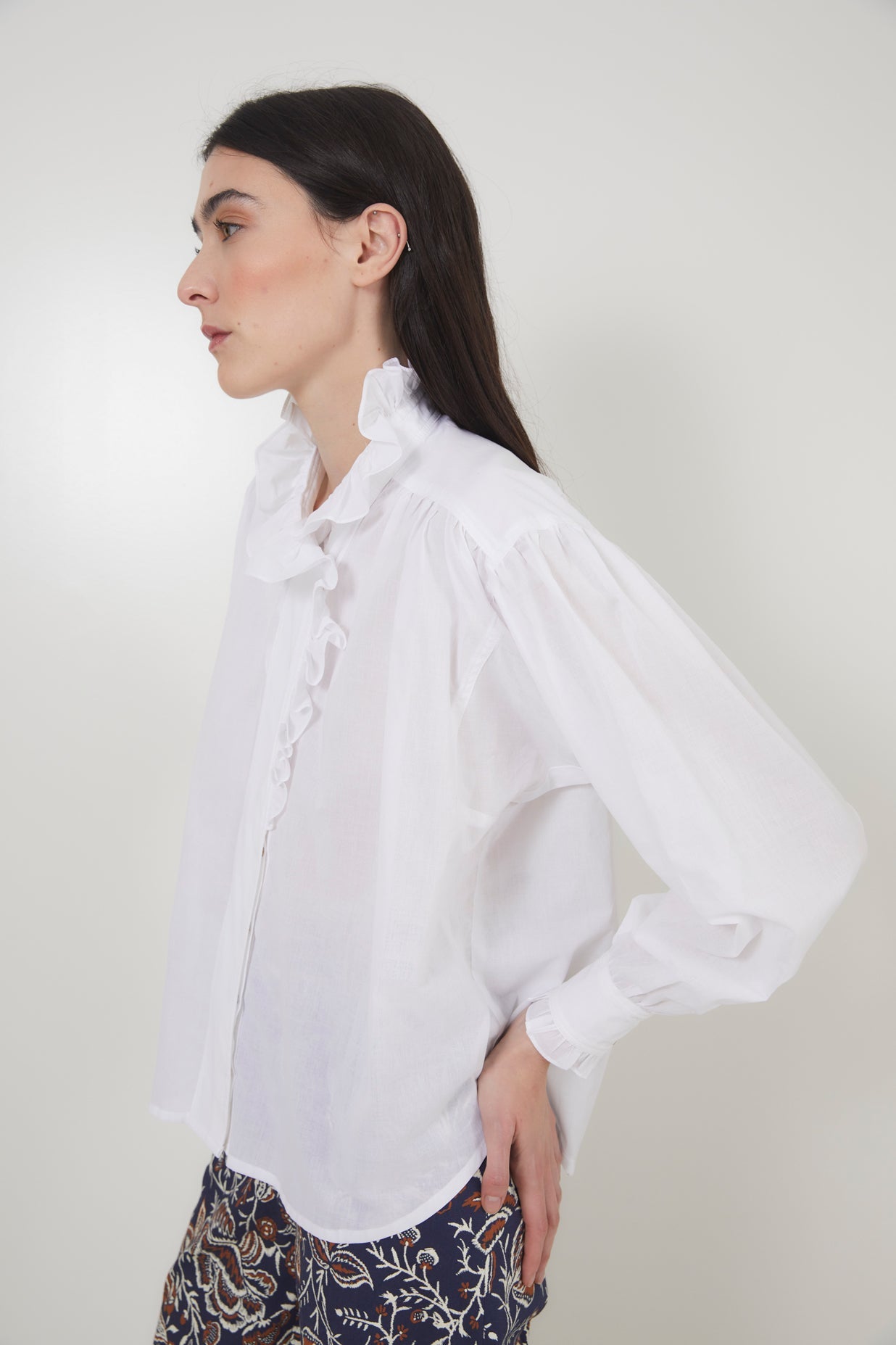 BLUSA MARIBEL VOILE BLANCO