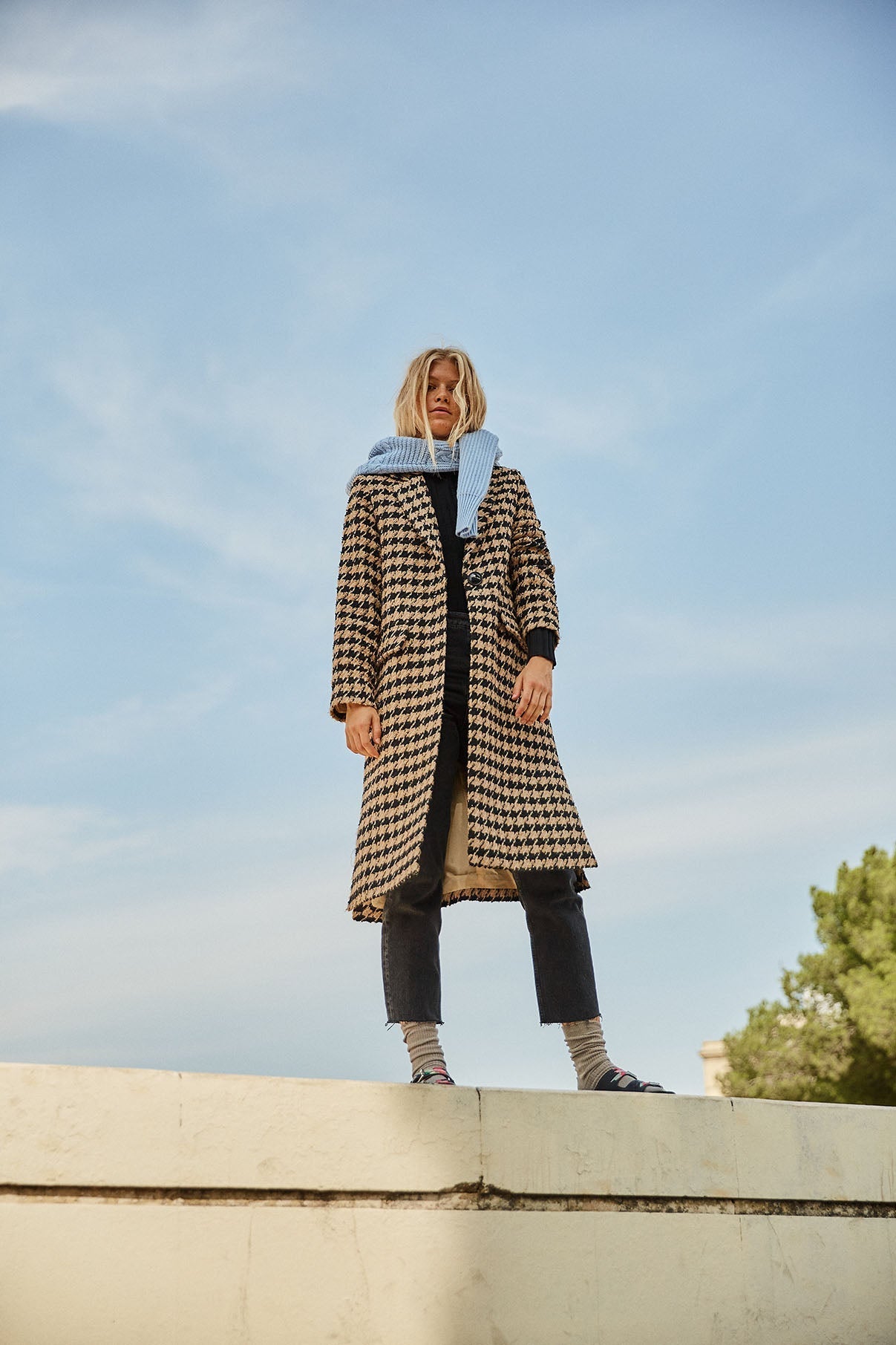 HOUNDSTOOTH COAT