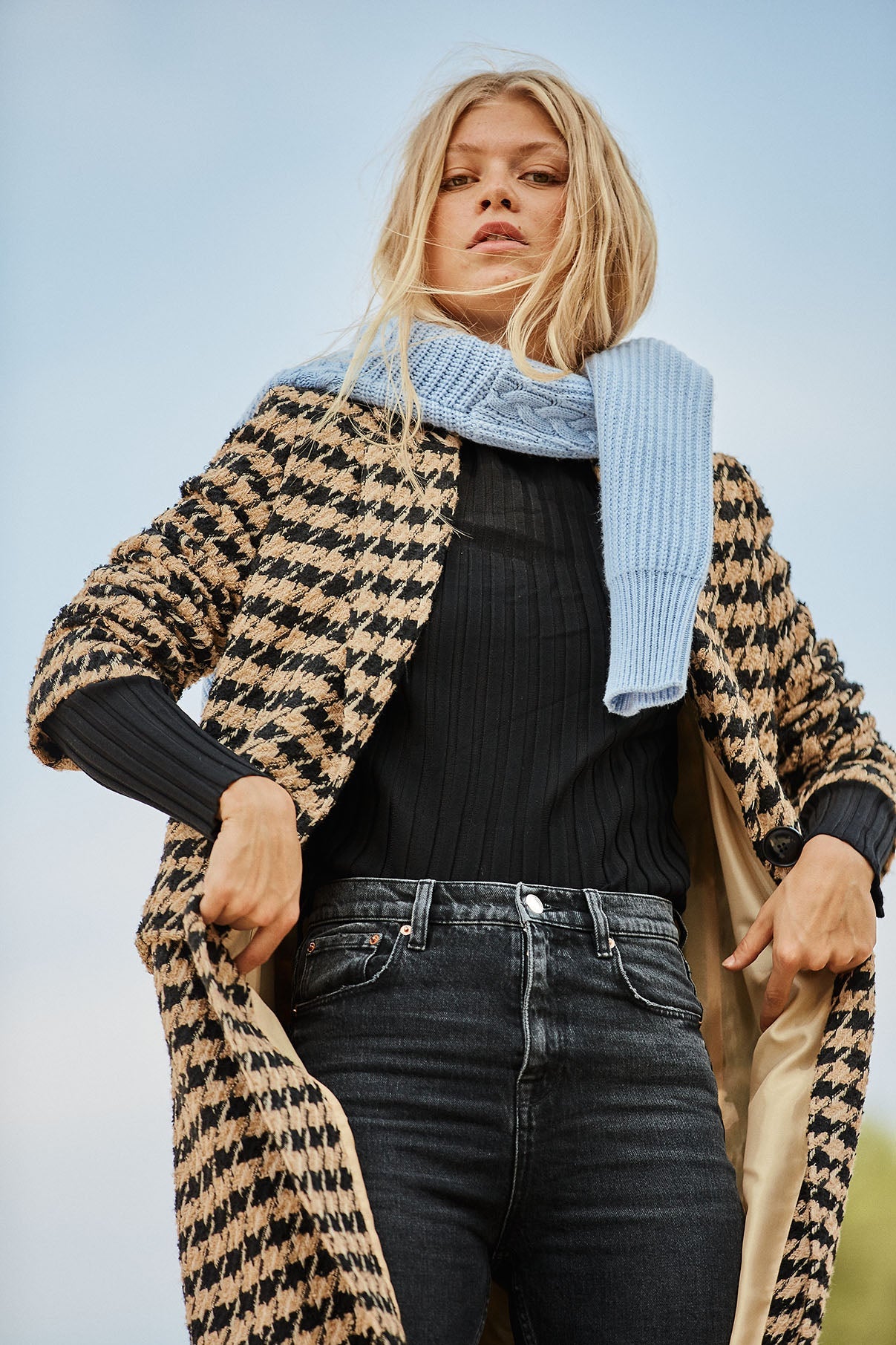 HOUNDSTOOTH COAT