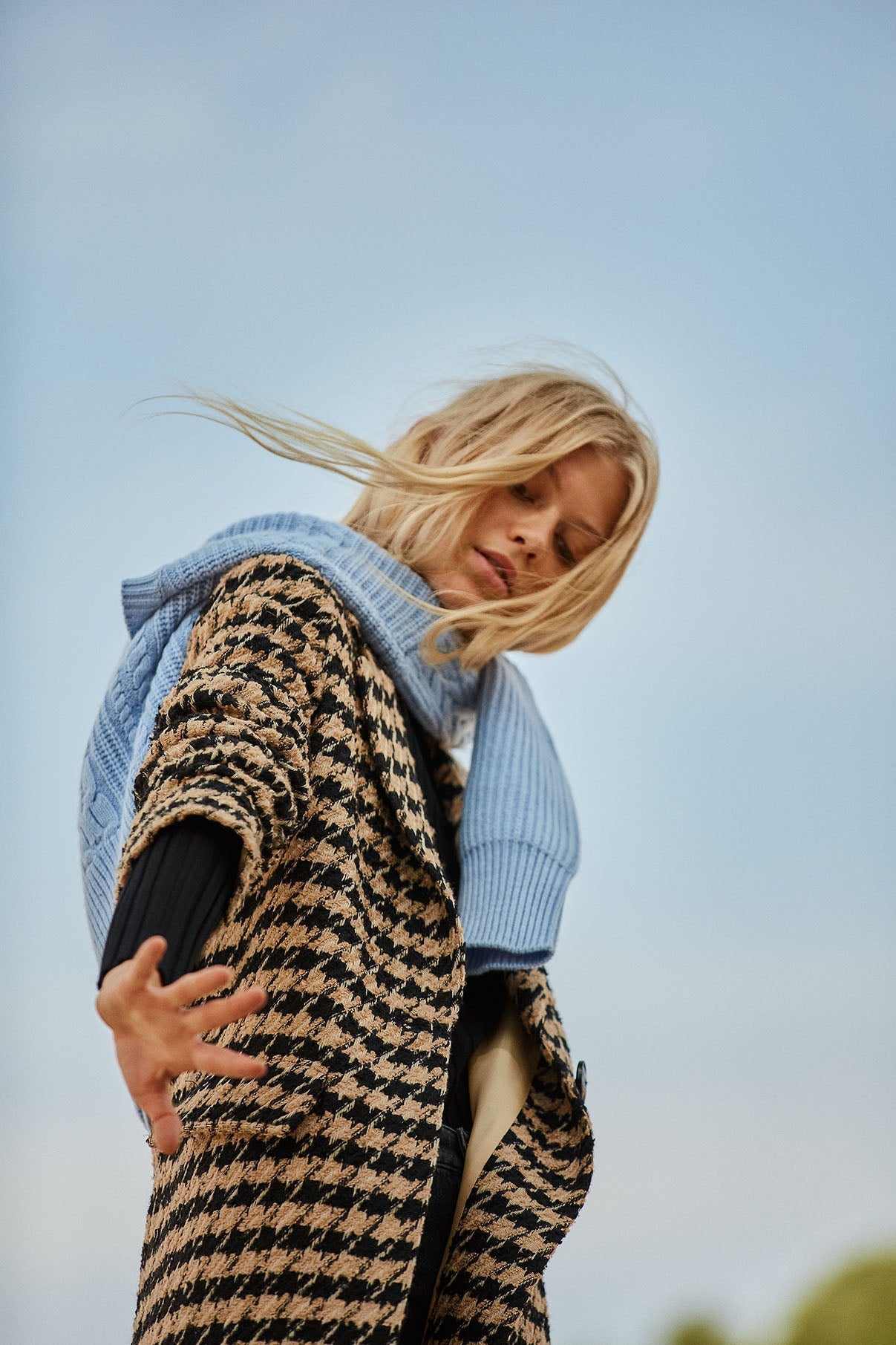 HOUNDSTOOTH COAT