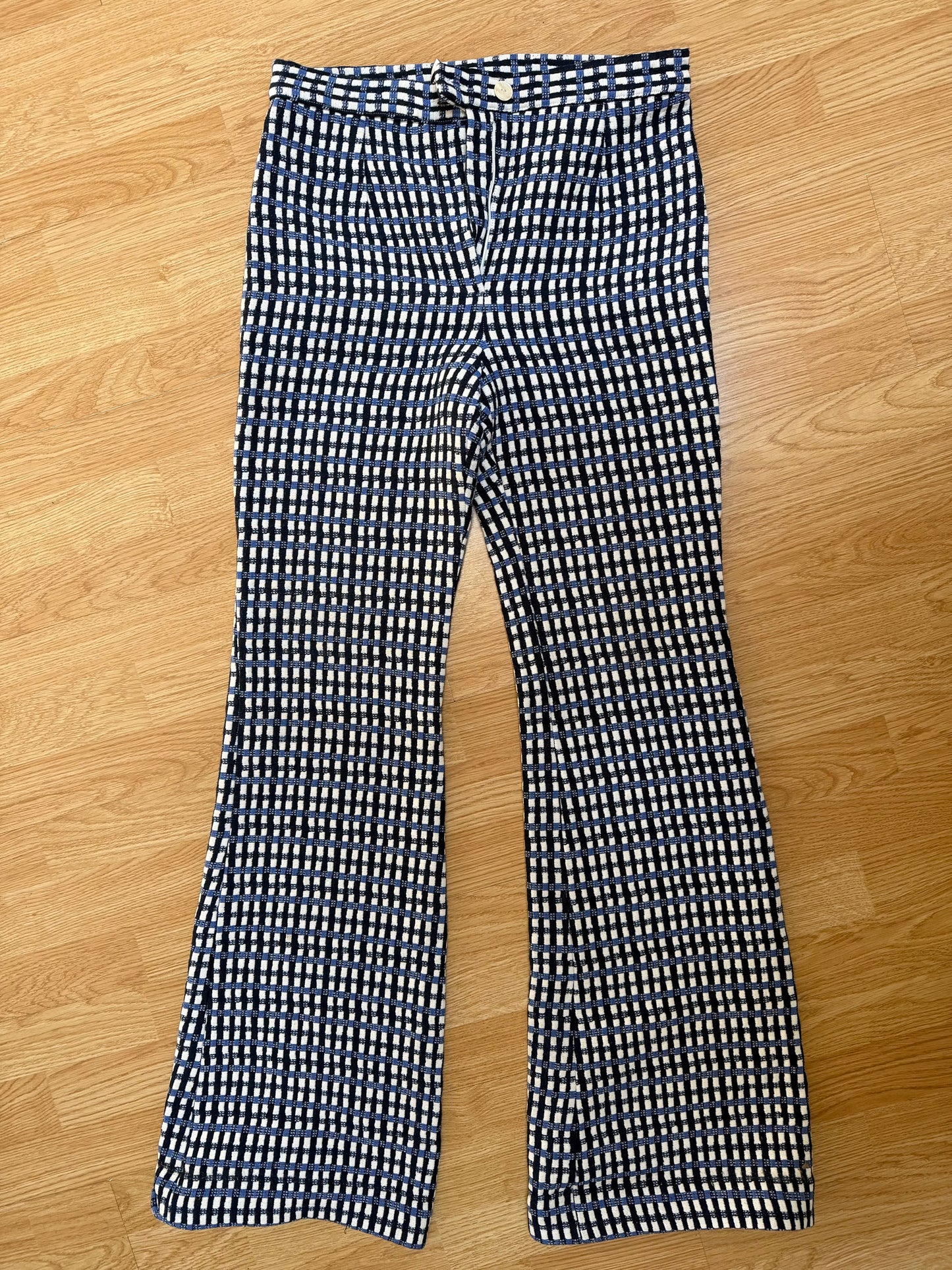 Checked pants