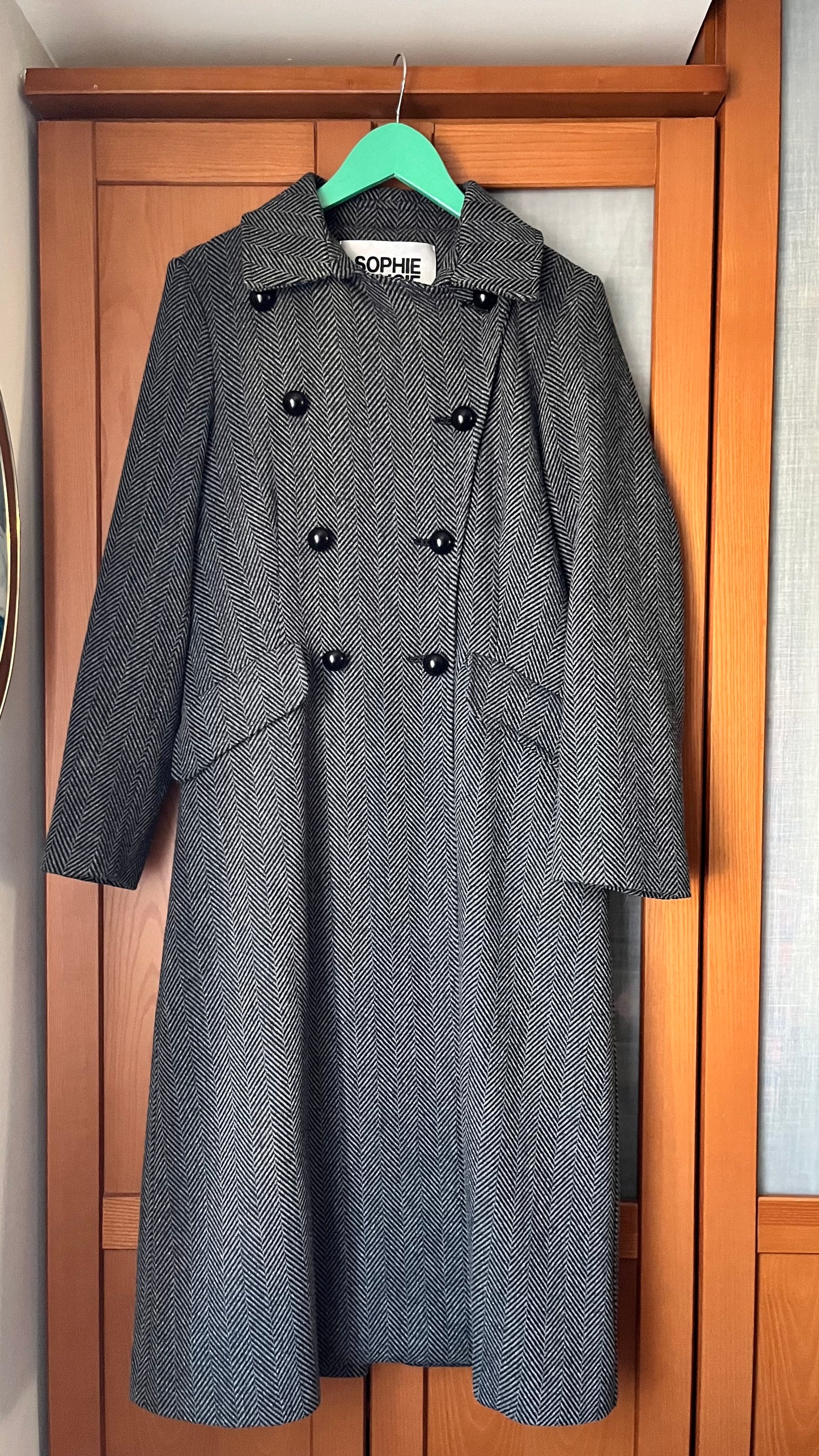 ABRIGO CARMEN ESPIGÓN GRIS