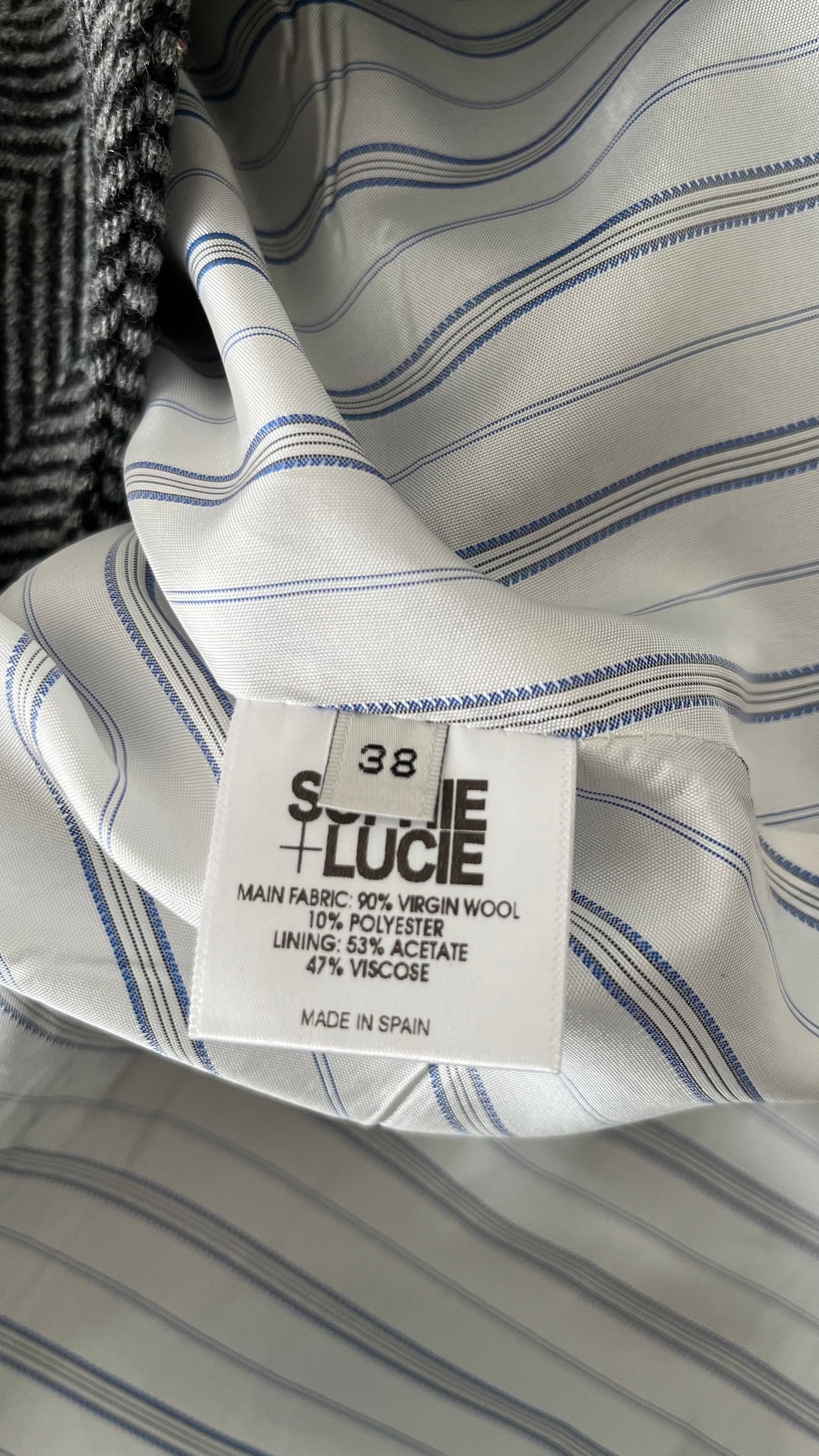 ABRIGO CARMEN ESPIGÓN GRIS