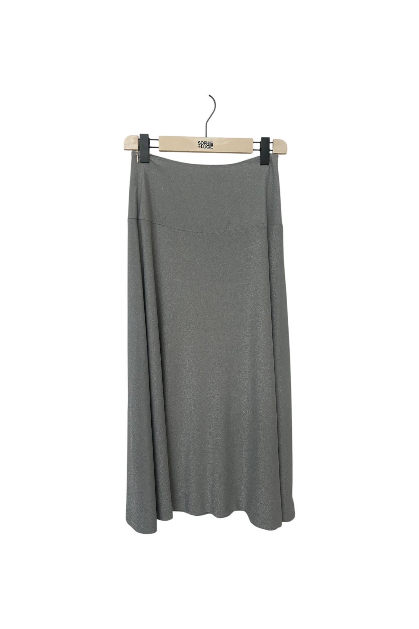 FALDA ARCO LUREX PLATA