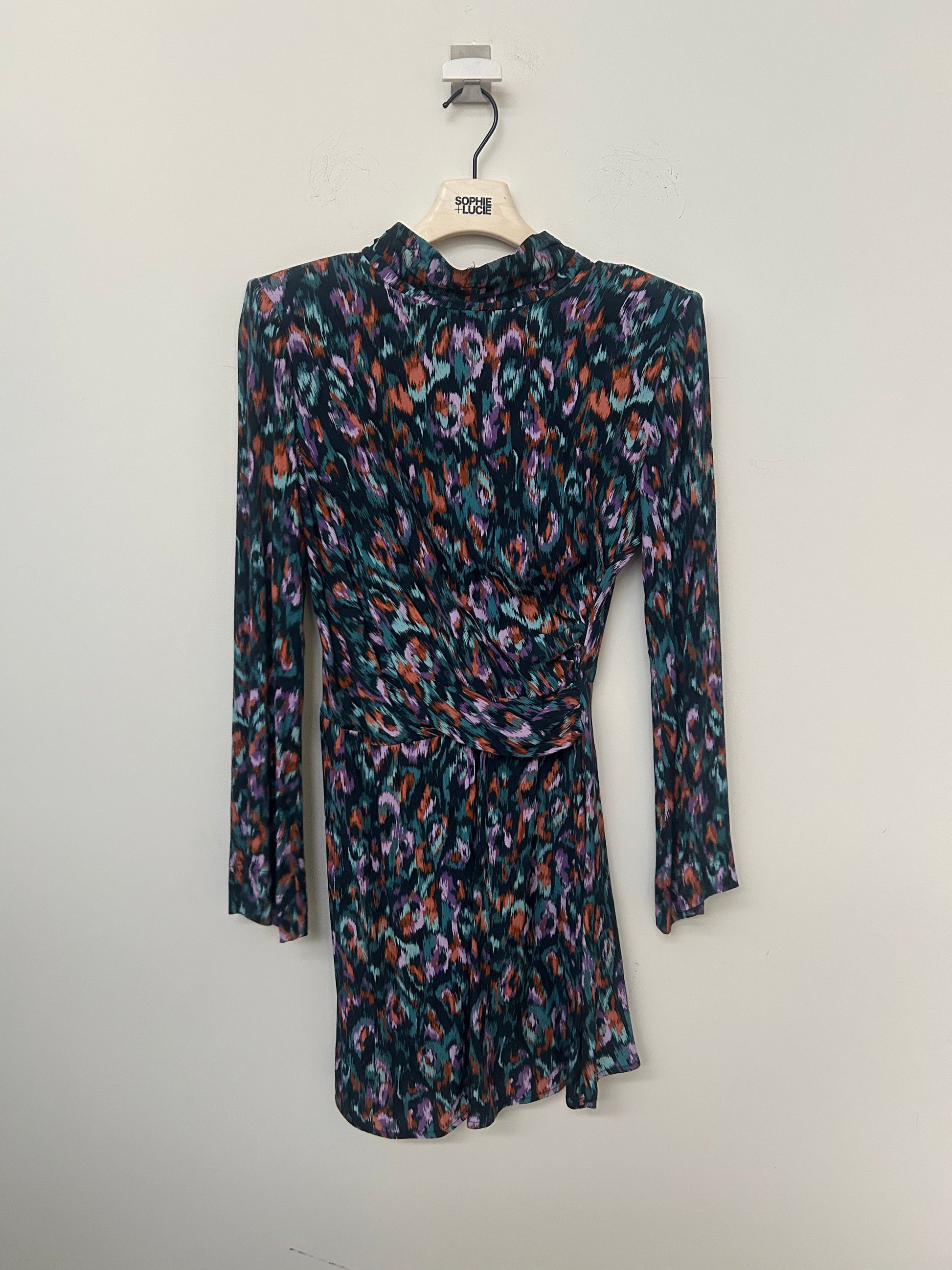 VESTIDO BORE MANCHA ESTAMPADO