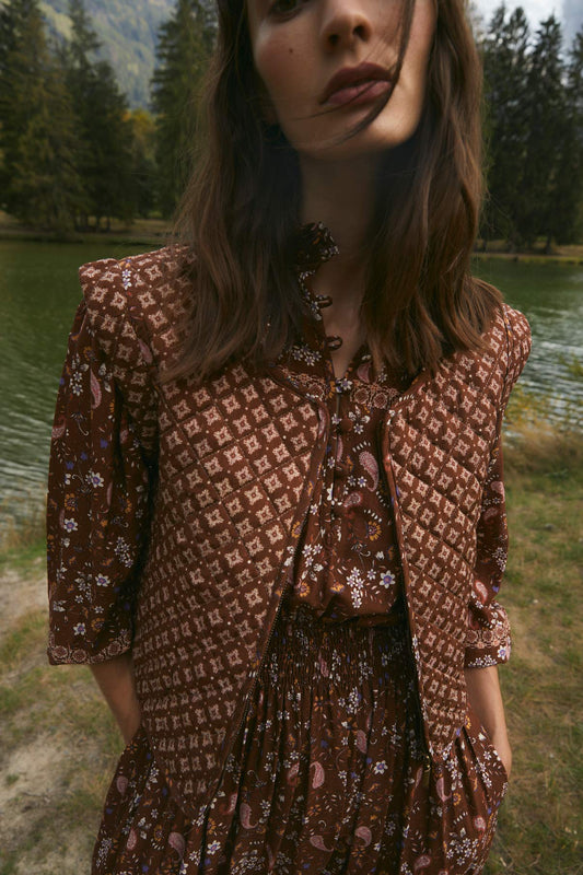 CAMEL STARS RIVETE VEST
