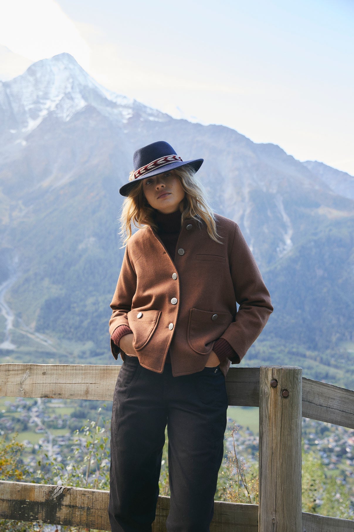 CHAQUETA TIROL PAÑO CAMEL