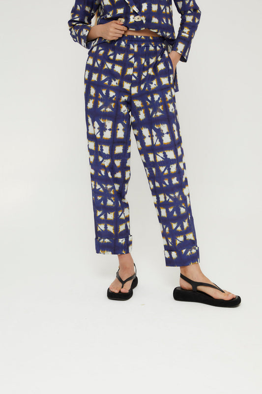 PANTALÓN SUSAN BATIK AZUL